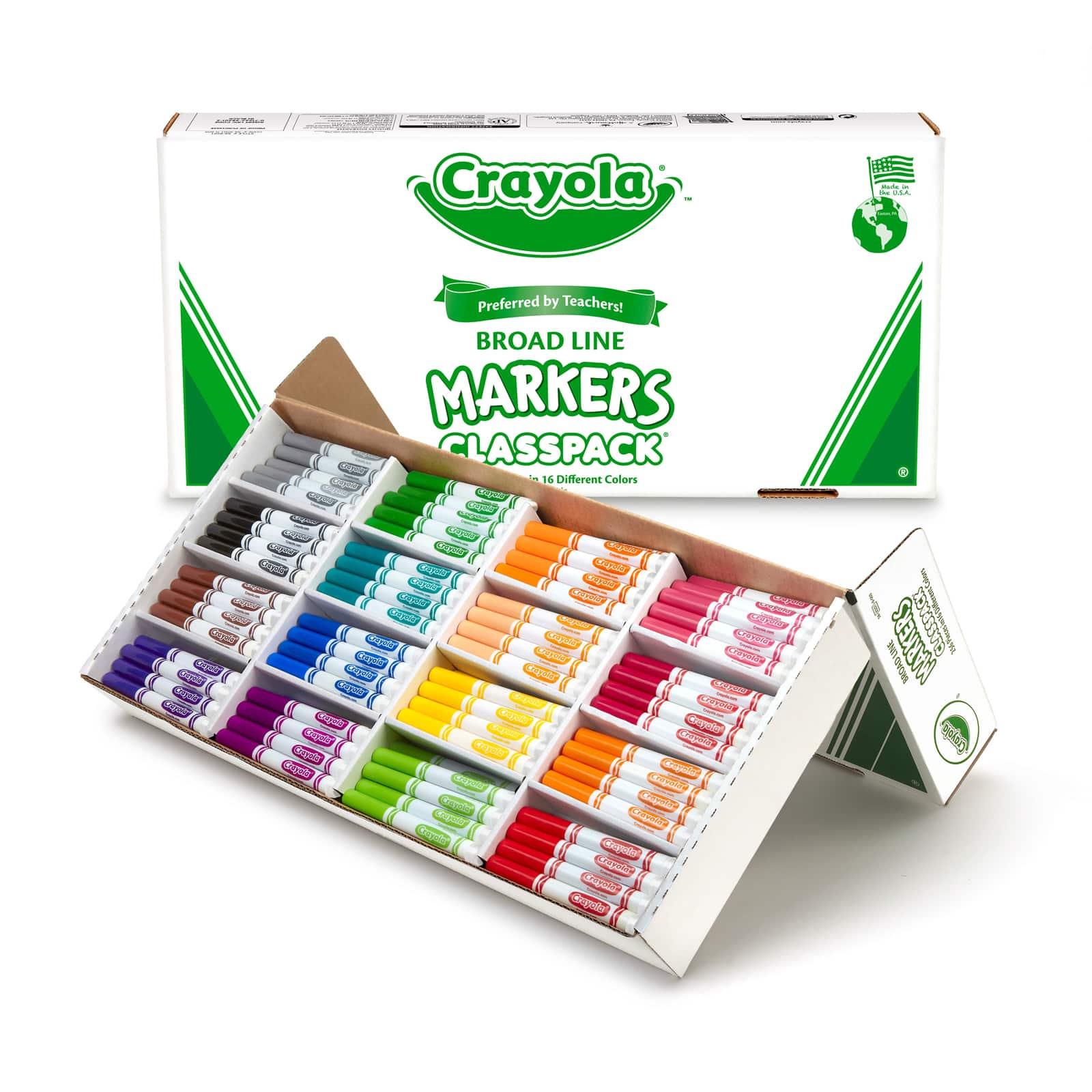 Crayola&#xAE; Original Formula Marker Classpack, 256 Count