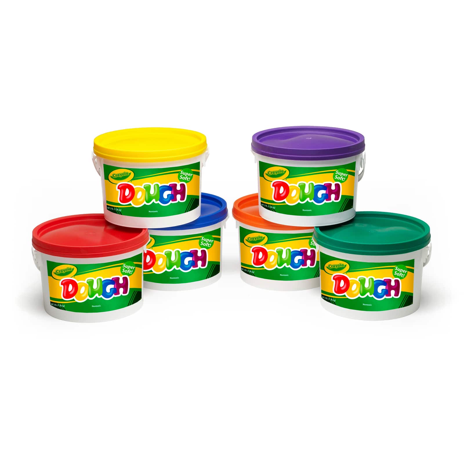 Crayola® Modeling Dough, Assorted Colors, 6 tubs