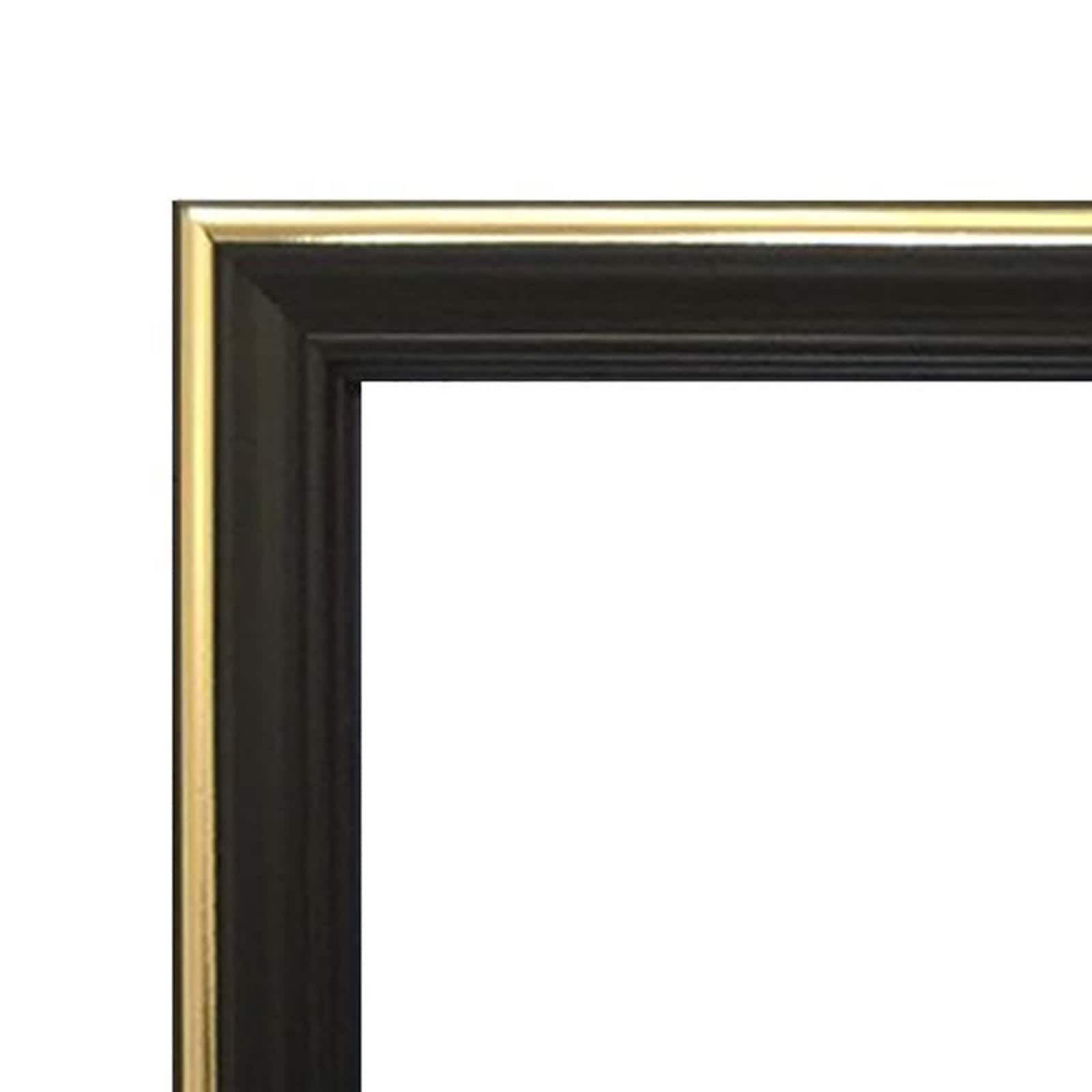 Basics 8.5" x 11" Black & Gold Multipurpose Document Frame by Studio Décor®
