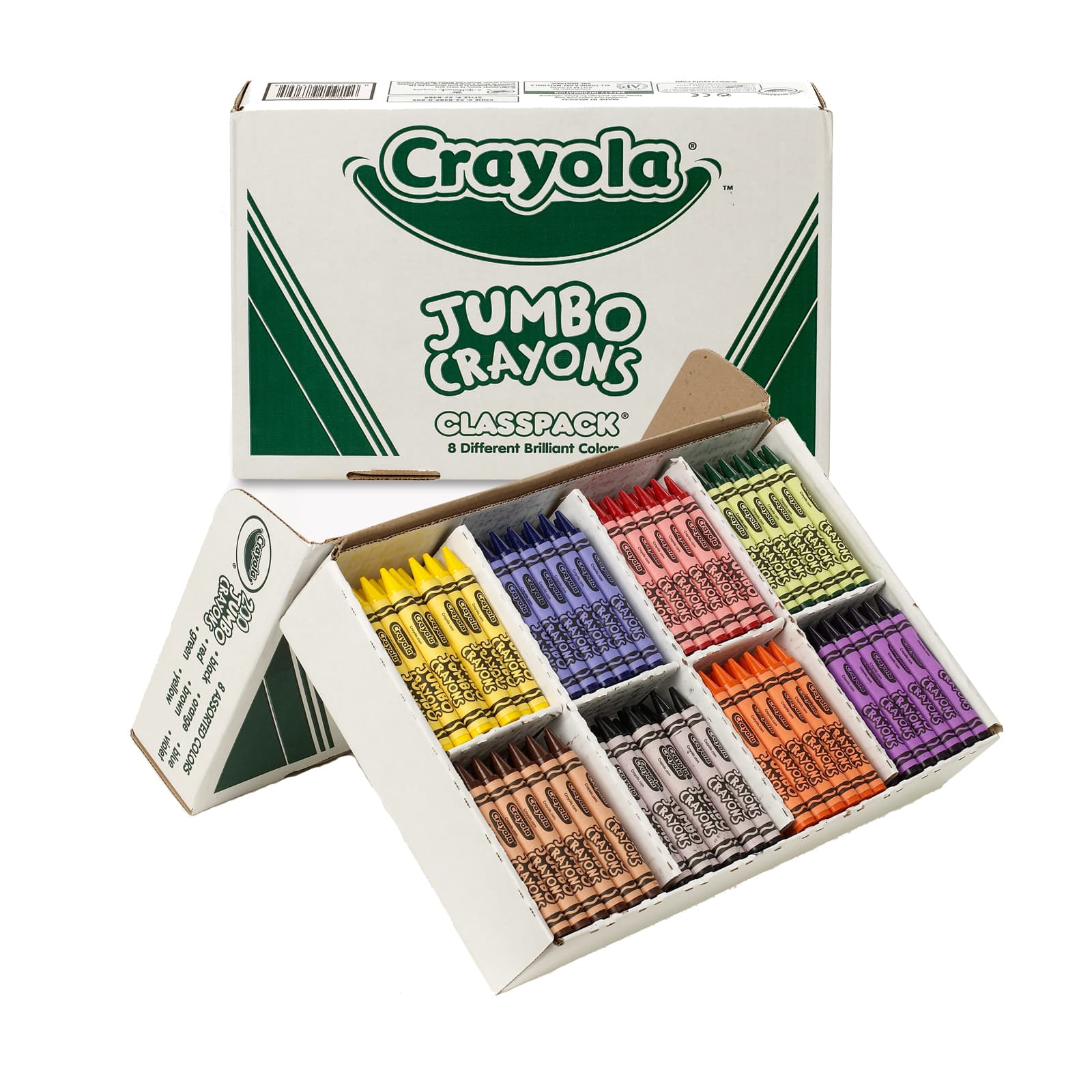 Cra-Z-Art Super Jumbo Crayons Classroom Pack Assorted Colors 200/Pack  (CZA740131), 1 - Fry's Food Stores