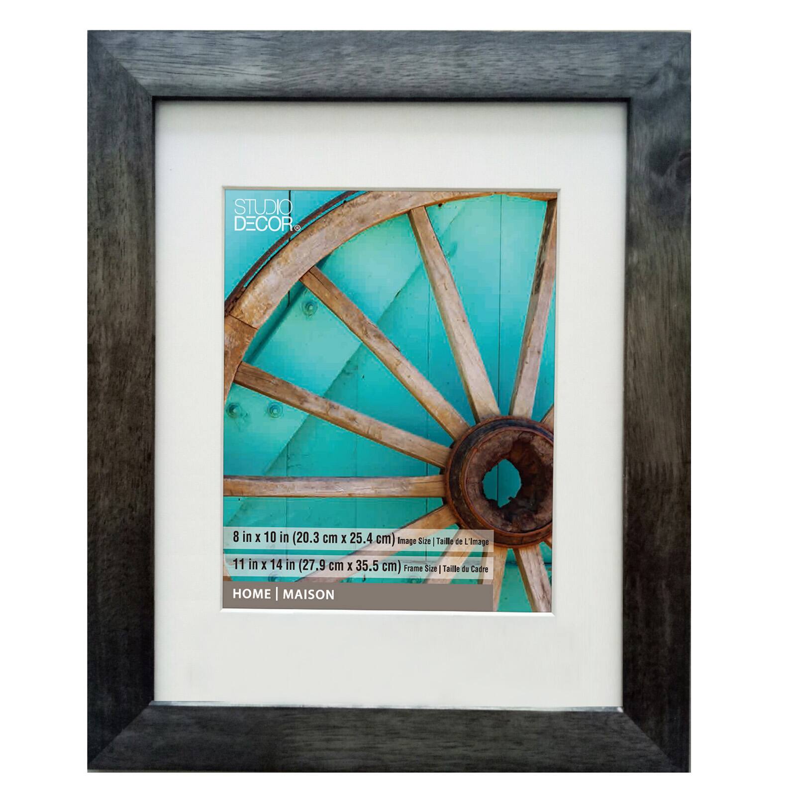 6 Pack: Black Wash 8" x 10" Wooden Frame, Home by Studio Décor®