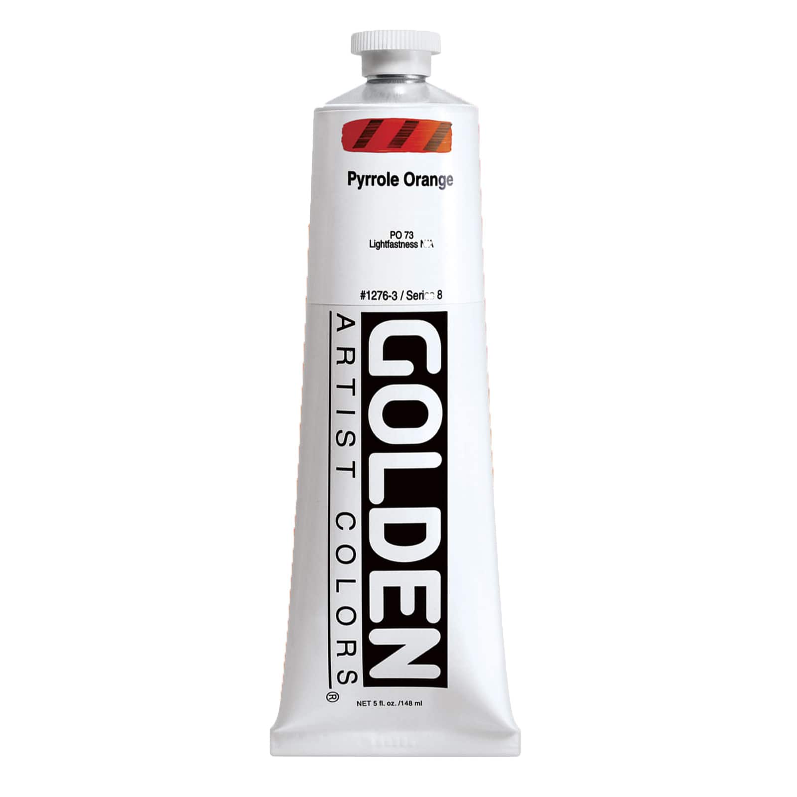 Golden Heavy Body Acrylic Paint, 5 oz in 1276 Pyrrole Orange - D022398S - Art and Craft Paint Get the Golden Heavy Body Acrylic Paint, 5oz. at M sku D022398S
