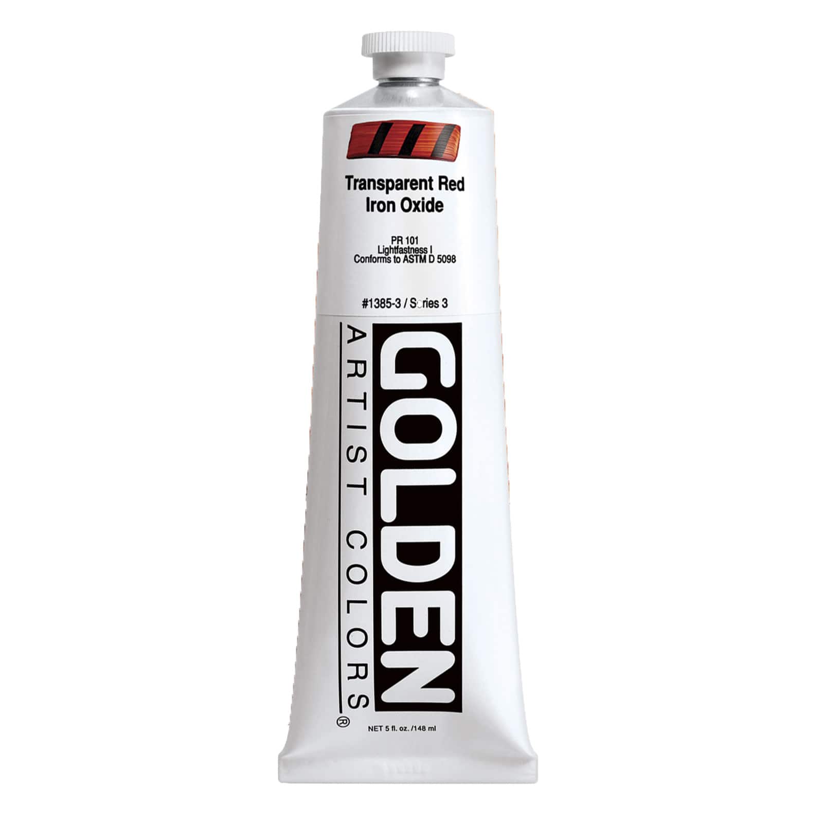 Golden Heavy Body Acrylic Paint, 5 oz in 1385 Transparent Red Iron Oxide - D022062S - Art and Craft Paint Get the Golden Heavy Body Acrylic Paint, 5oz. at M sku D022062S