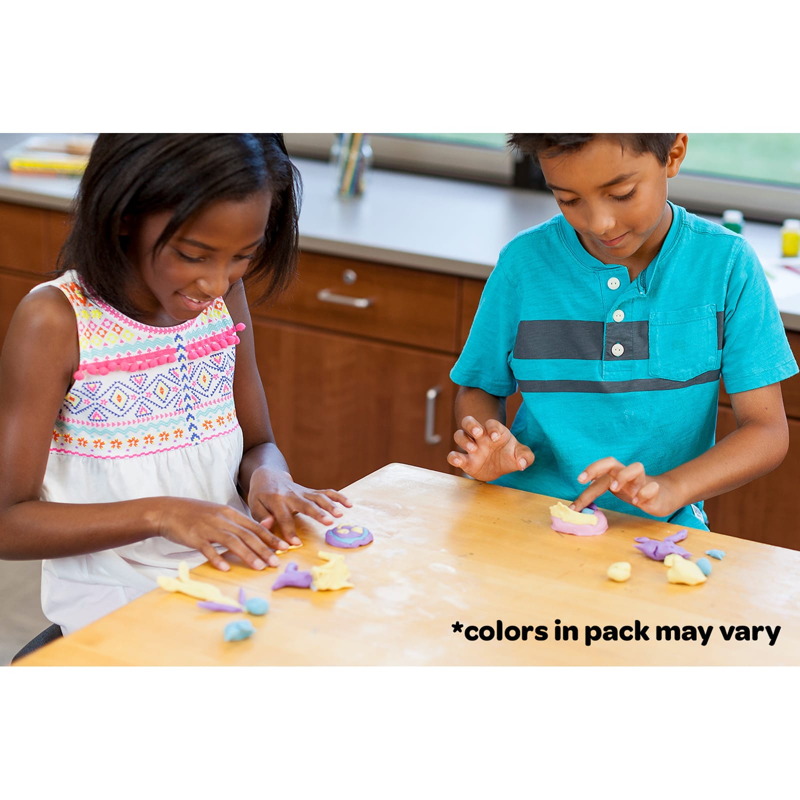 6 Packs: 75 ct. (450 total) Crayola&#xAE; Model Magic&#xAE; Modeling Compound Assorted Colors Classpack&#xAE;