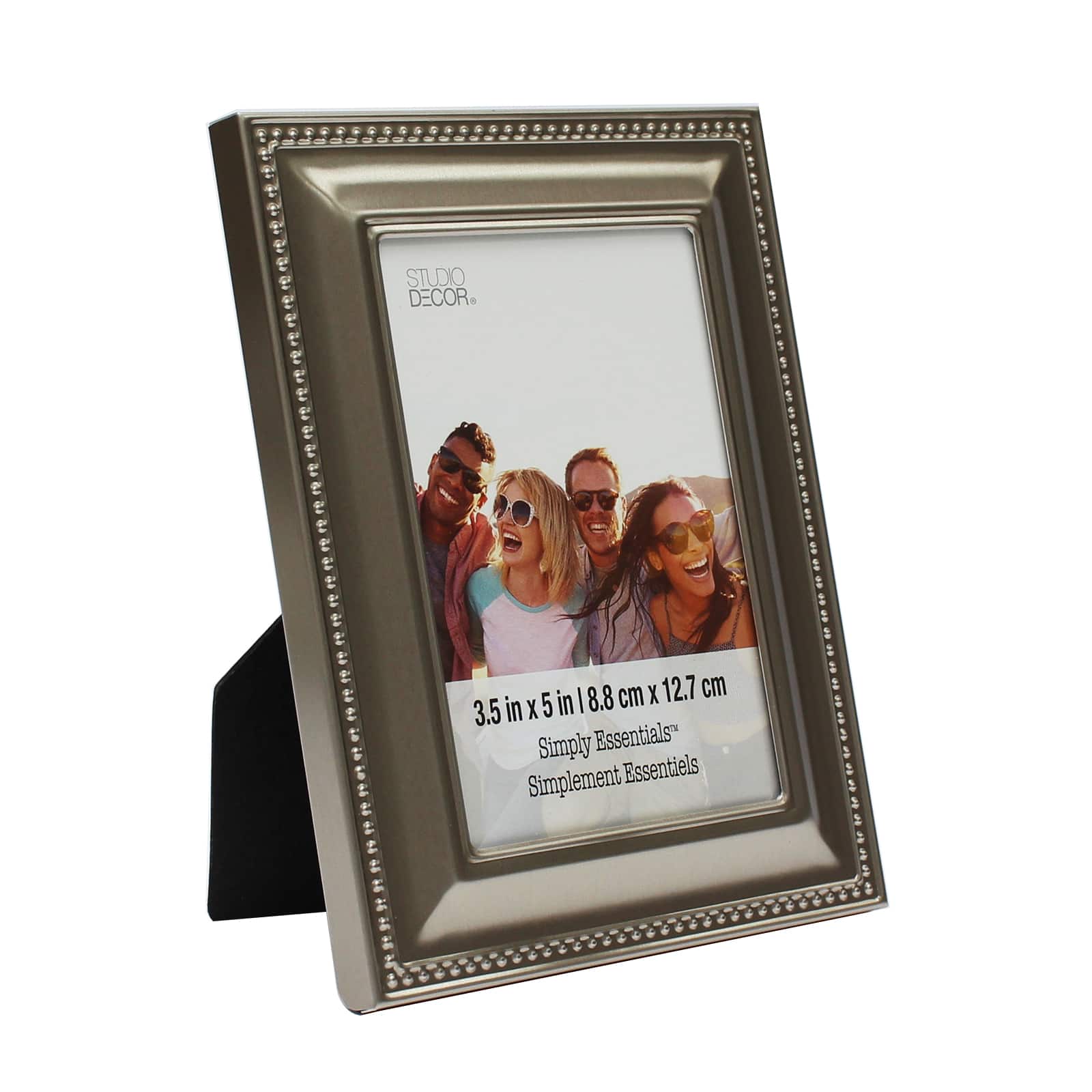 12 Pack: Brushed Silver Beaded Frame, Simply Essentials™ by Studio Décor®