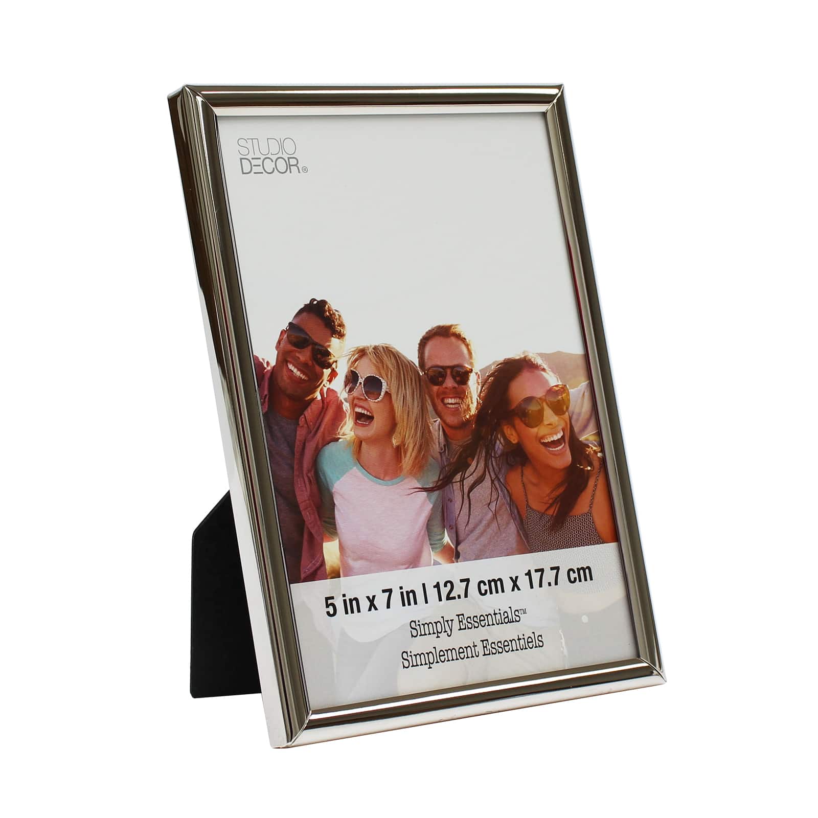 12 Pack: Polished Silver Frame, 5" x 7", Simply Essentials™ By Studio Décor®