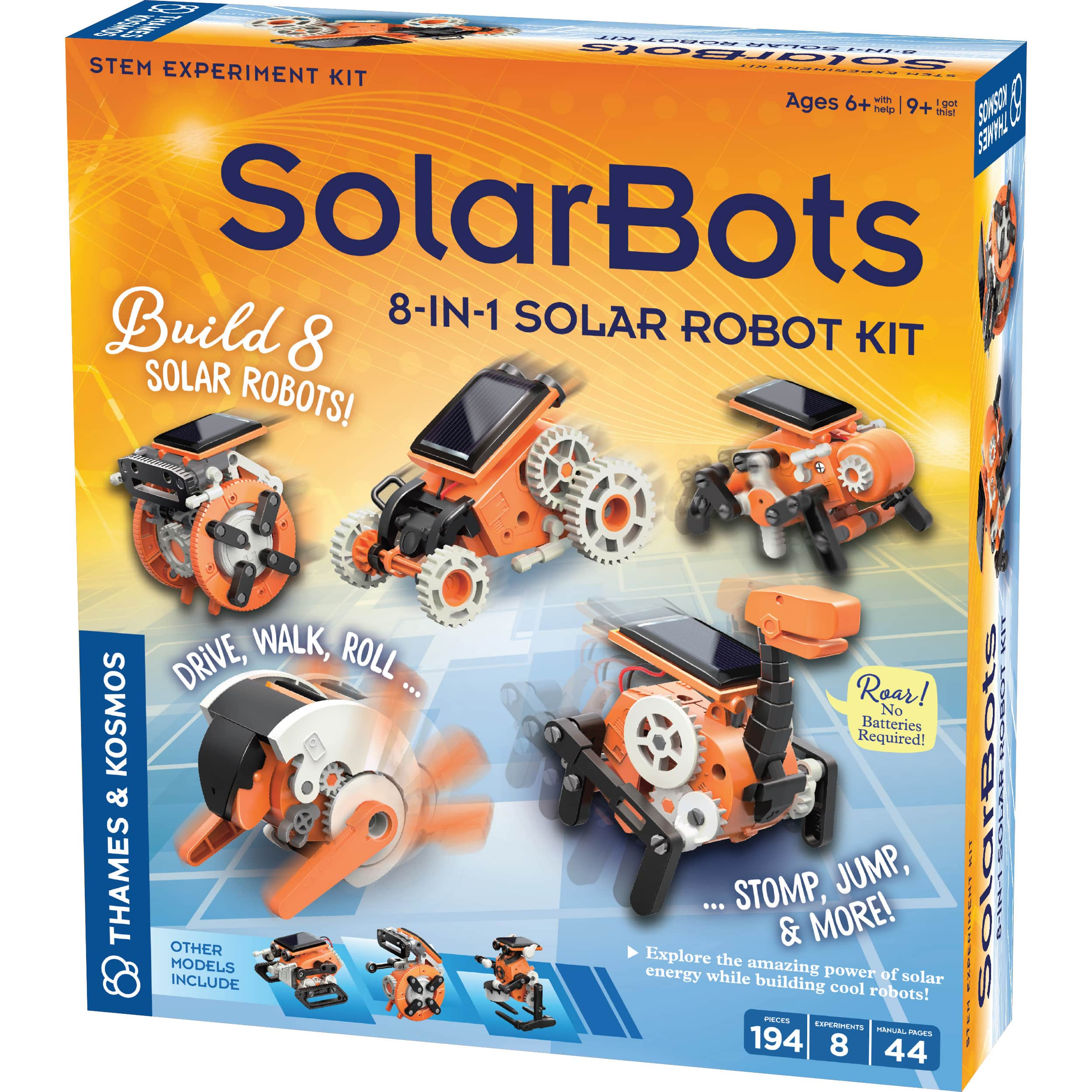 Thames &#x26; Kosmos SolarBots: 8-in-1 Solar Robot Kit