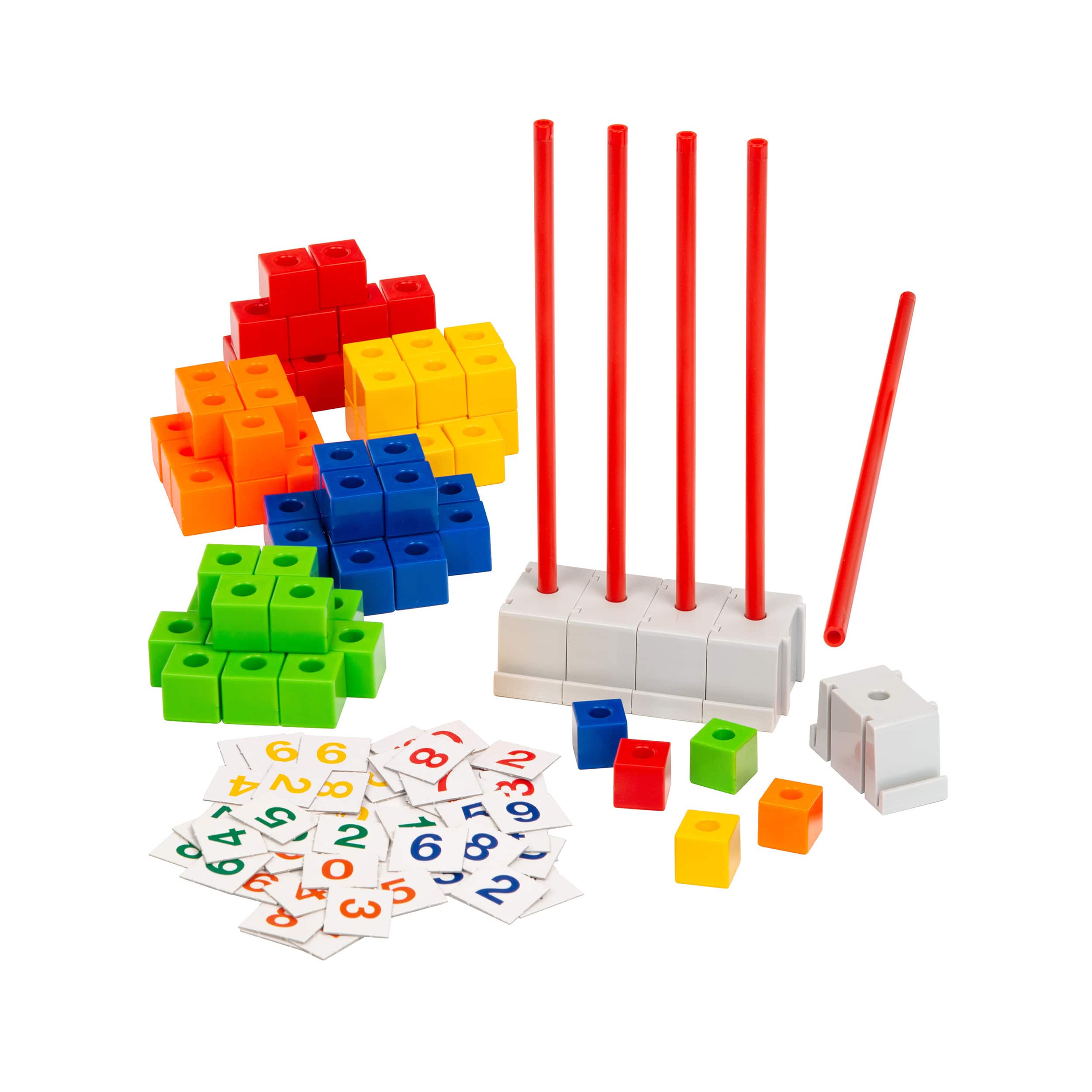 Thames &#x26; Kosmos Stacking Block Abacus Math Kit with Activity Cards