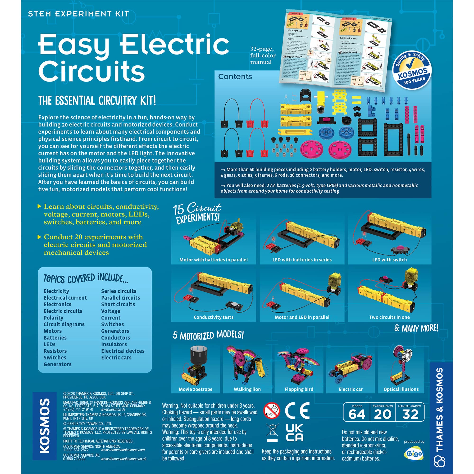 Thames &#x26; Kosmos Easy Electric Circuits Kit