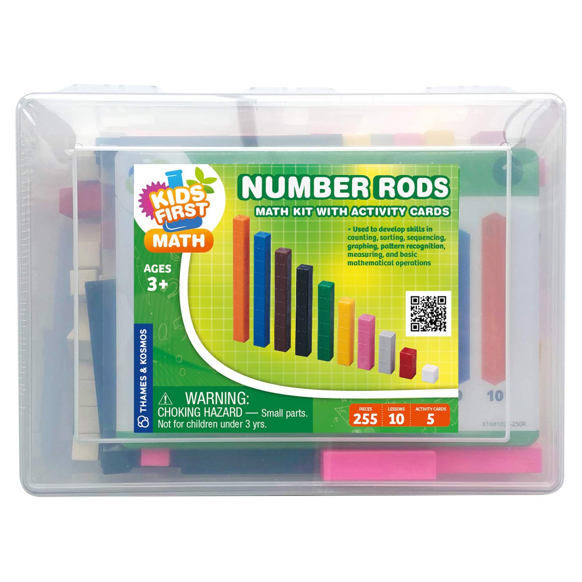 Thames &#x26; Kosmos Number Rods Math Kit with Activity Cards