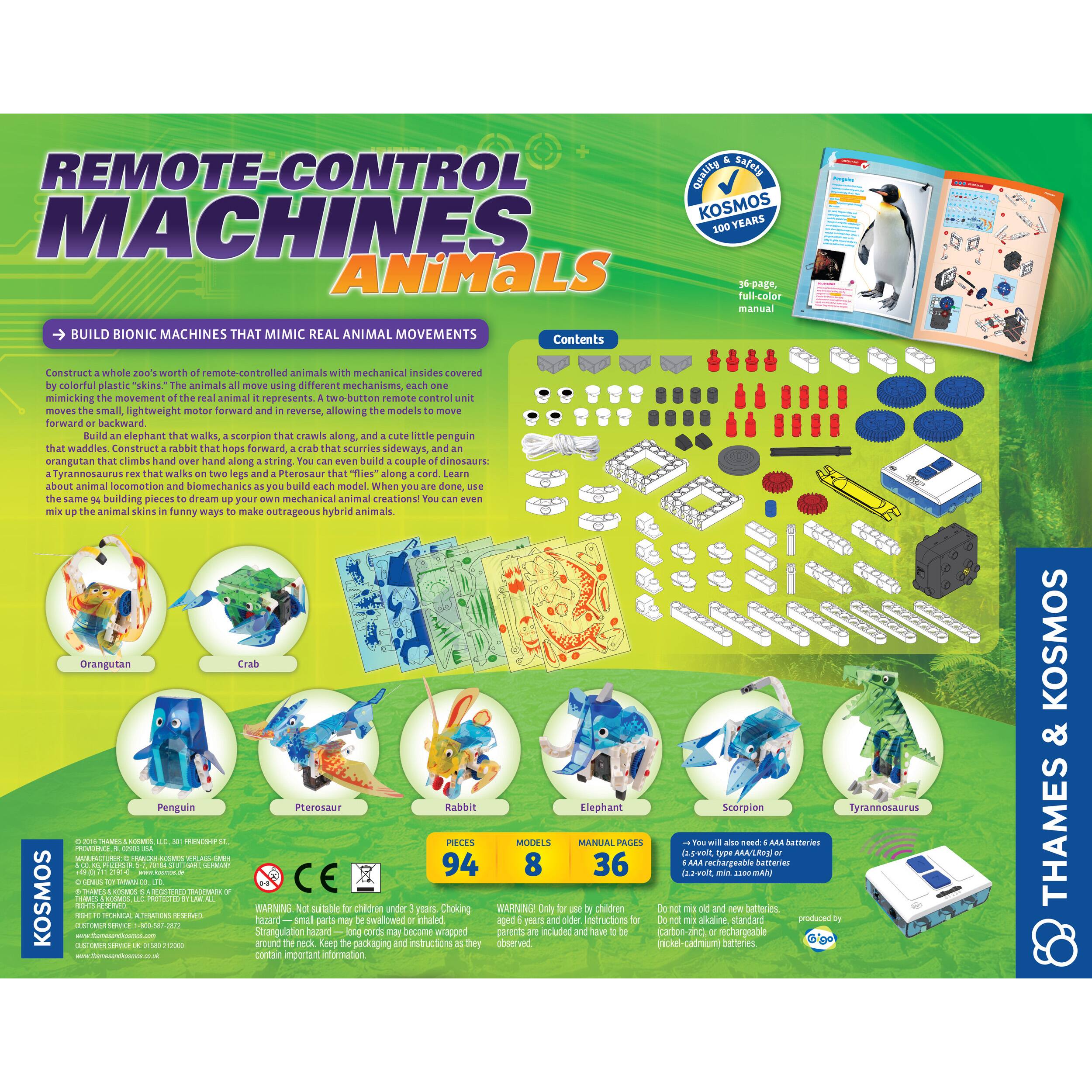 Thames &#x26; Kosmos Remote-Control Machines: Animals Kit
