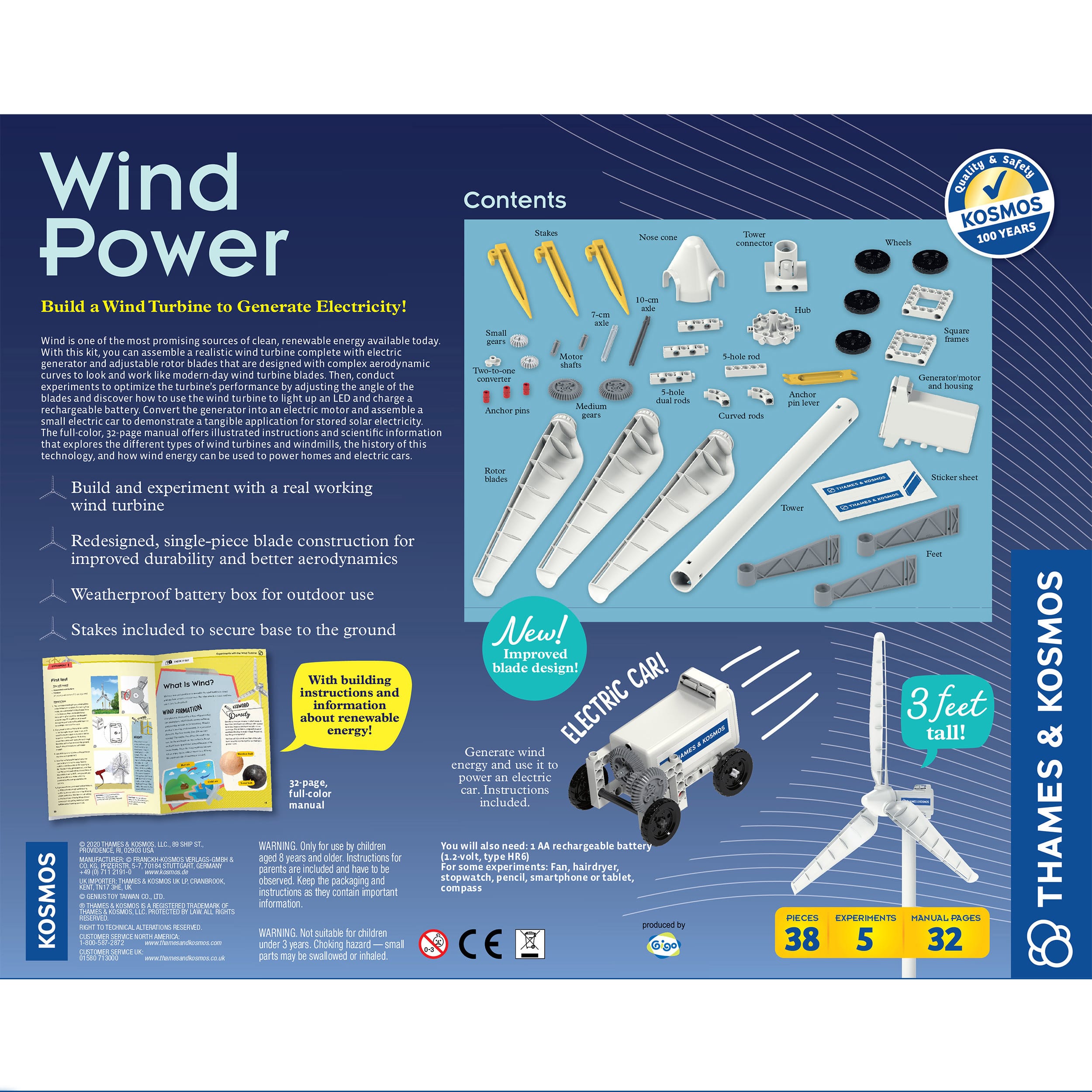 Thames &#x26; Kosmos Wind Power v4.0 Kit