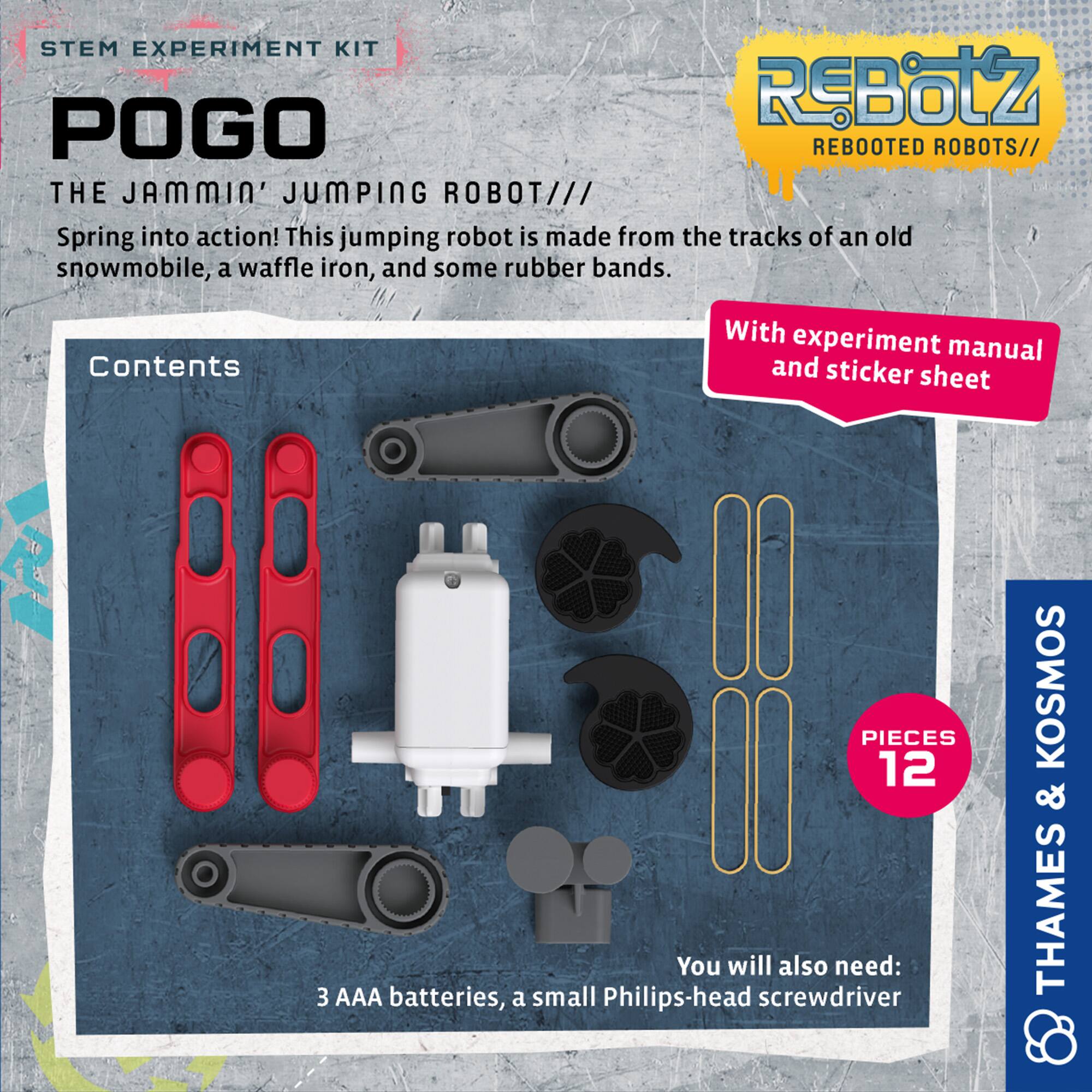 Thames &#x26; Kosmos ReBotz: Pogo The Jammin&#x27; Jumping Robot
