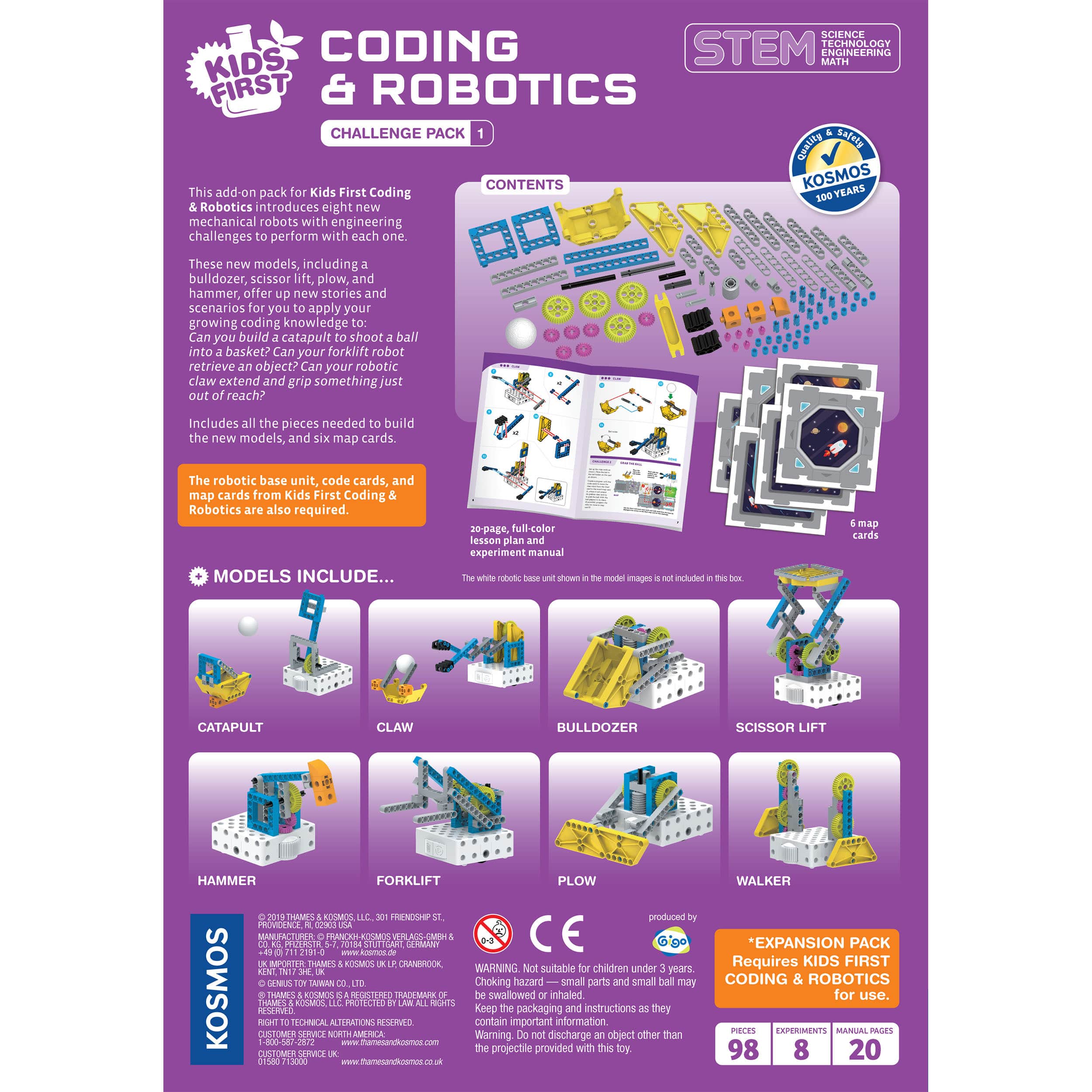 Thames & Kosmos Coding & Robotics: Challenge Pack 1