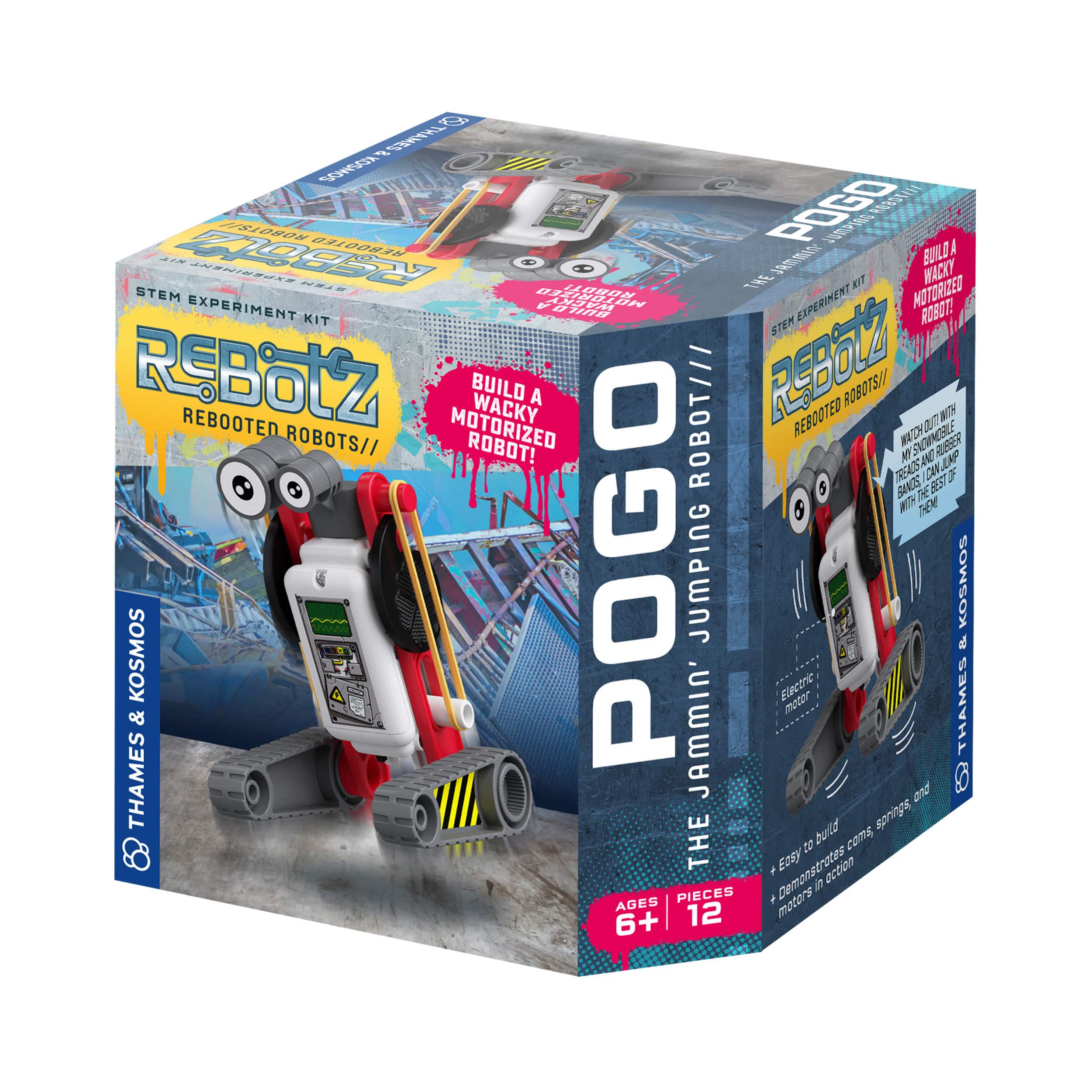 Thames &#x26; Kosmos ReBotz: Pogo The Jammin&#x27; Jumping Robot