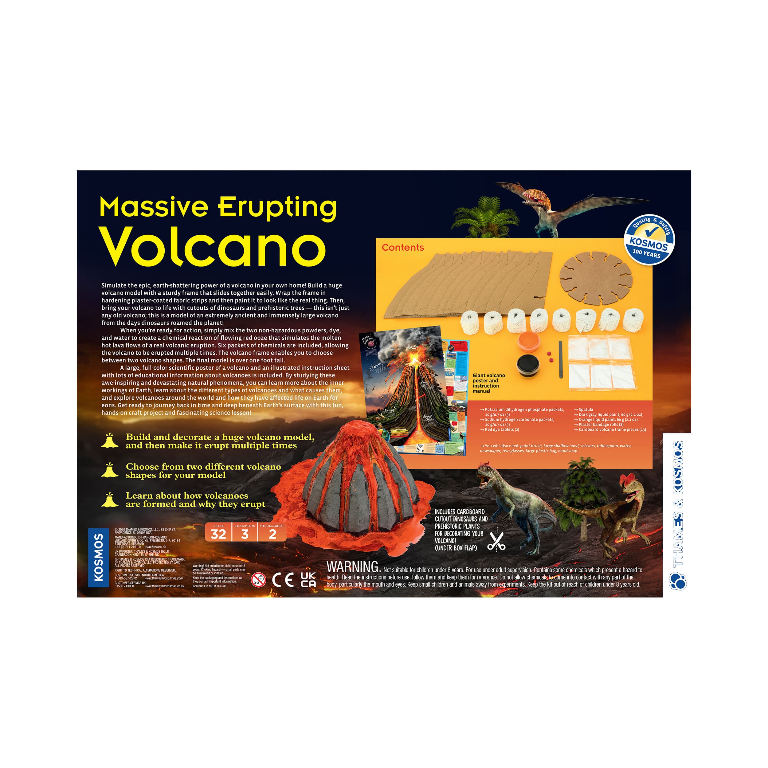 Thames &#x26; Kosmos Massive Erupting Volcano Kit