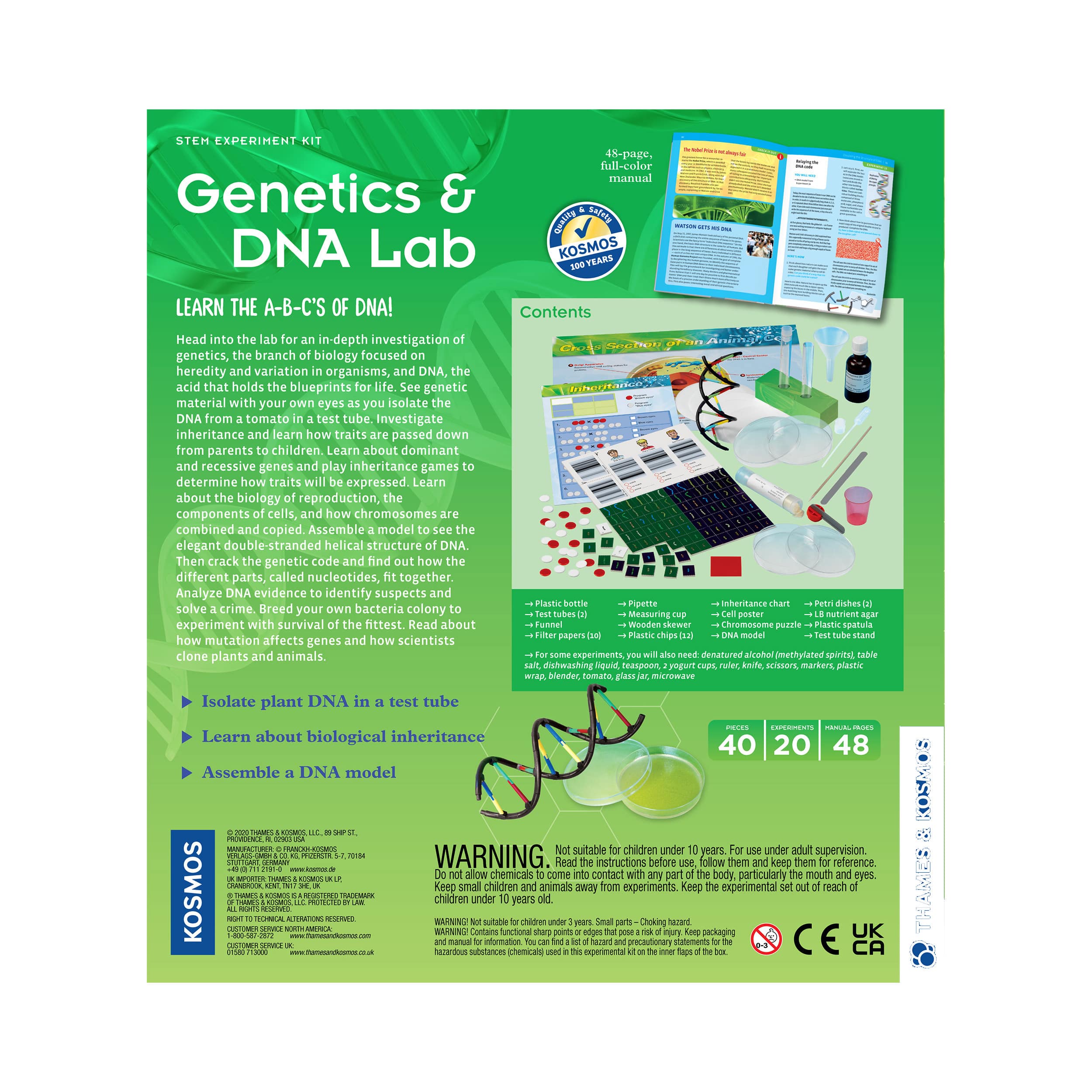 Thames &#x26; Kosmos Genetics &#x26; DNA Lab Kit