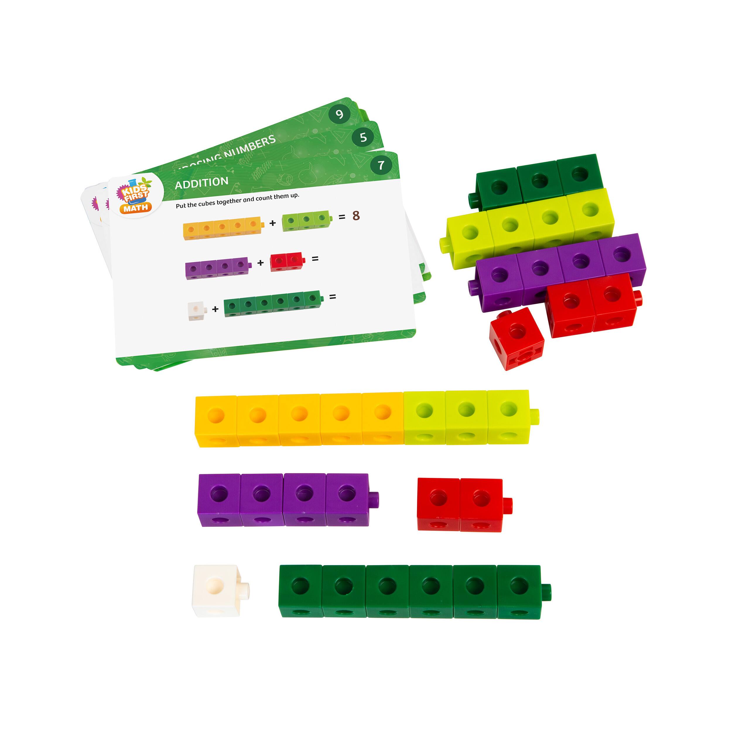 Thames &#x26; Kosmos Linking Cubes Math Kit with Activity Cards