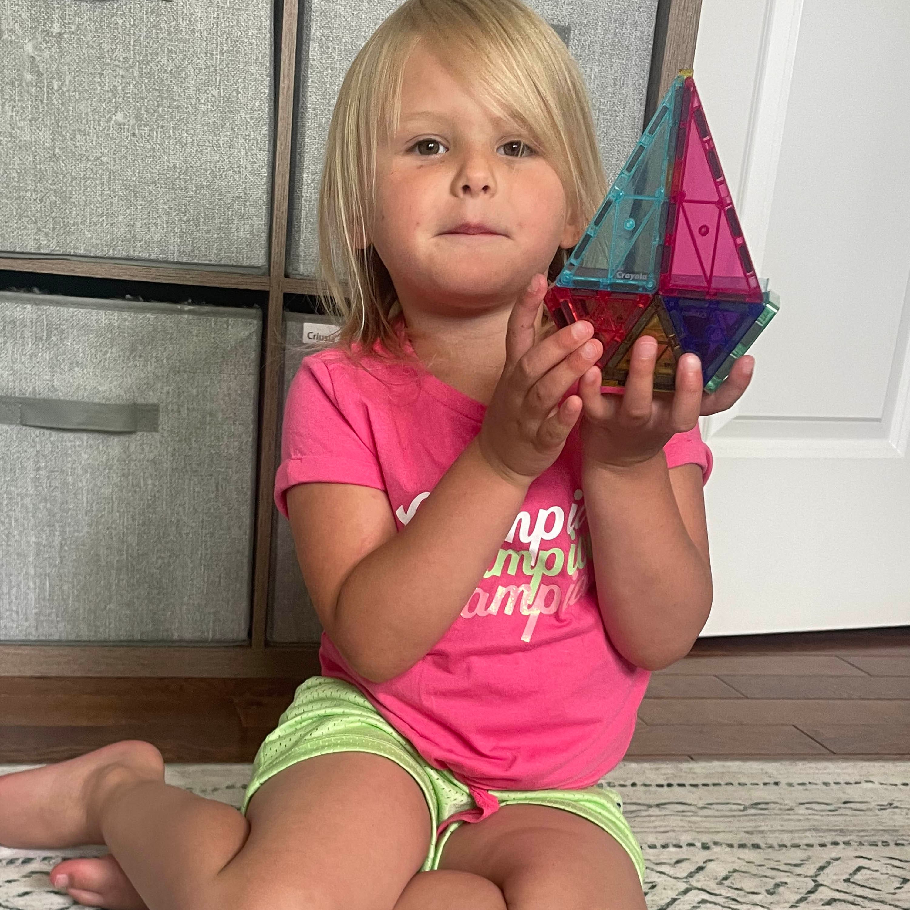 Crayola&#xAE; Retired Colors 24-Piece PIP Magnetic Tile Set