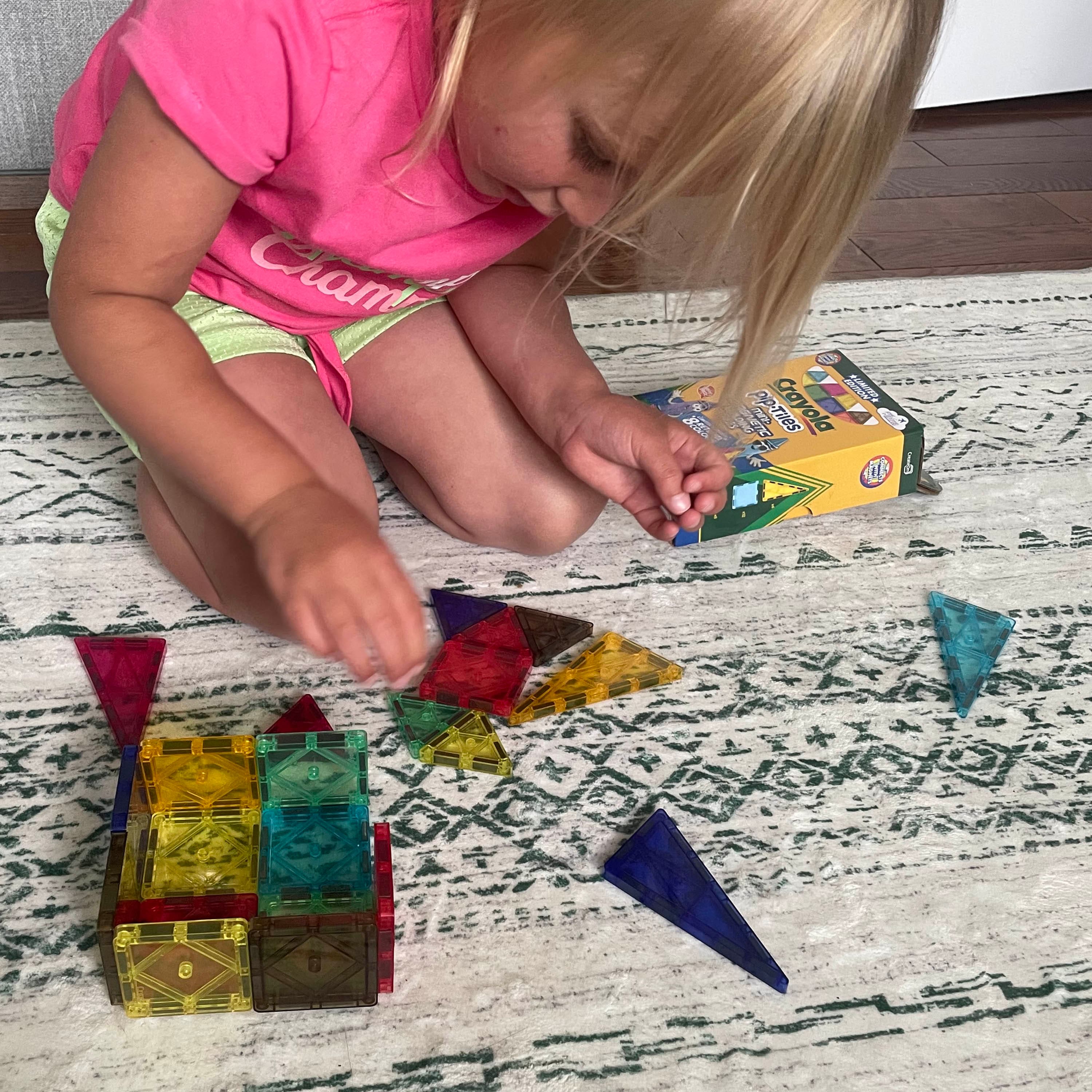 Crayola&#xAE; Retired Colors 24-Piece PIP Magnetic Tile Set