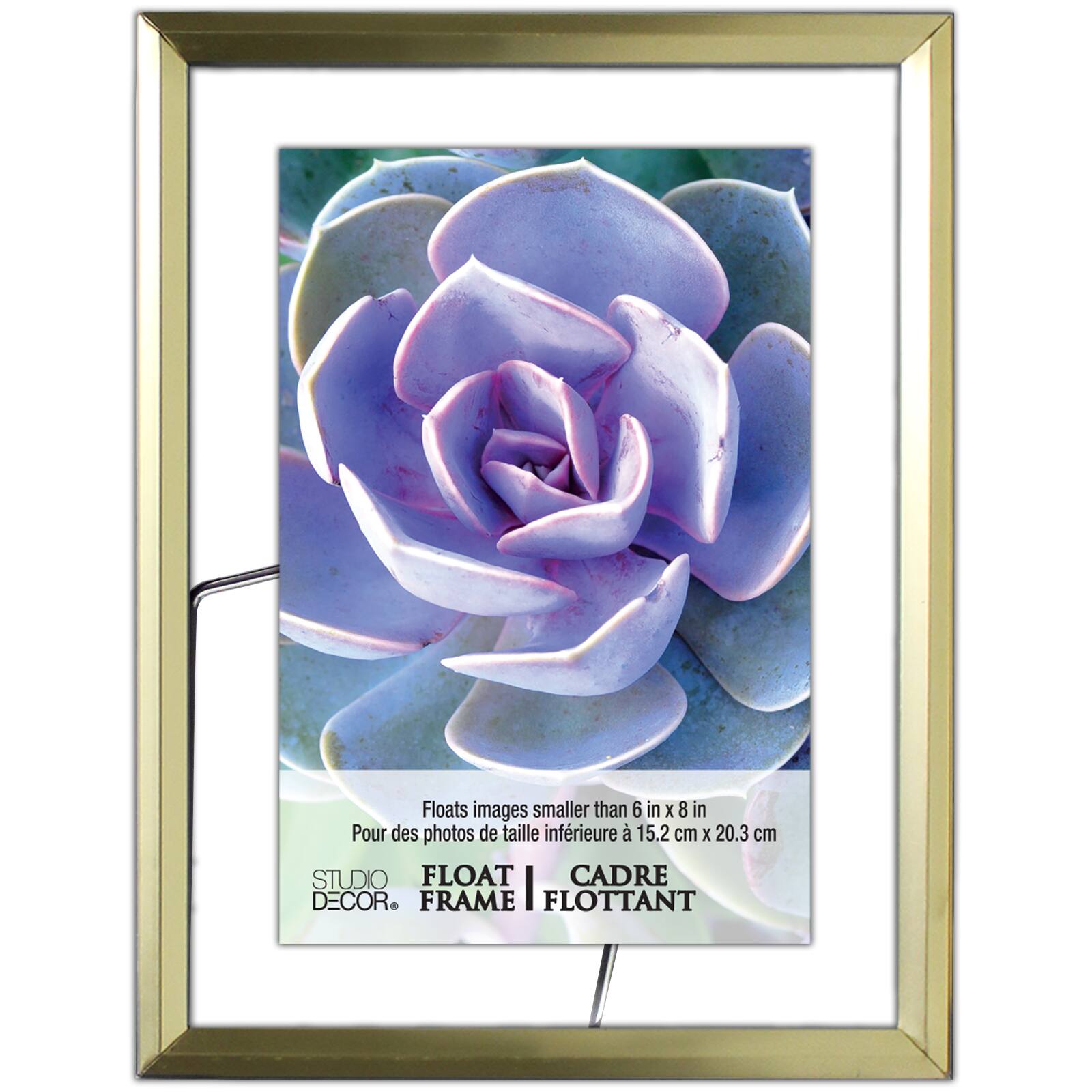 Gold Metal Tabletop Float Frame By Studio D&#xE9;cor&#xAE;