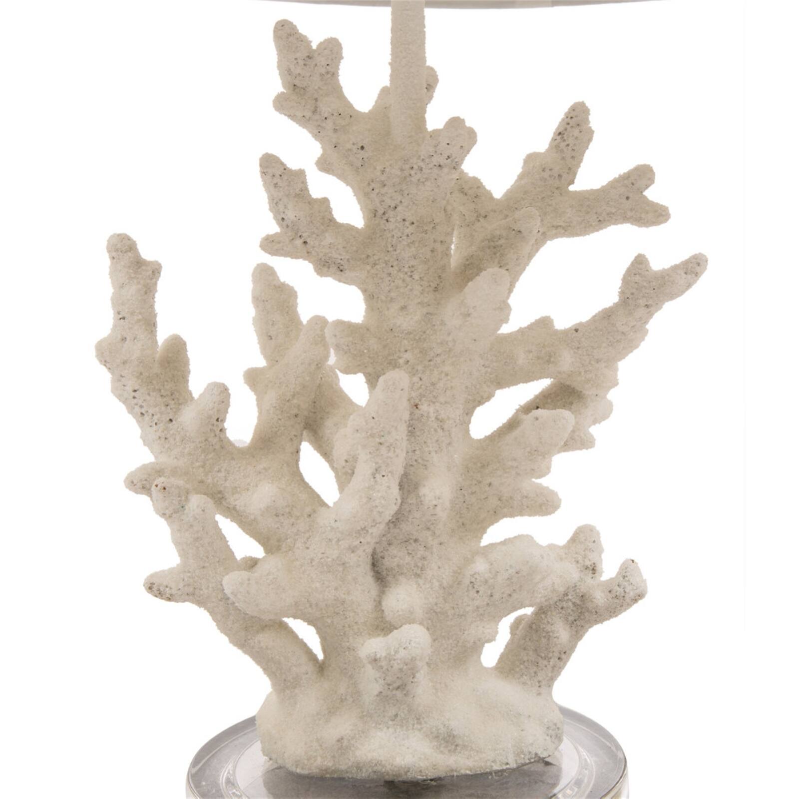 Glitzhome® Table Lamp, White Coral