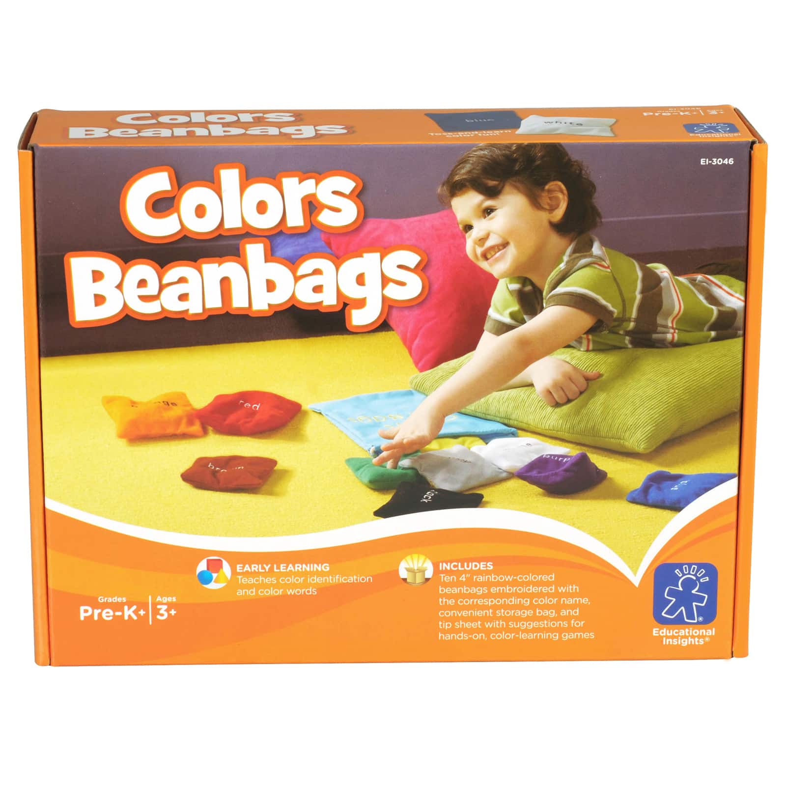 6 Packs: 10 ct. (60 total) Educational Insights® Colors Bean Bags