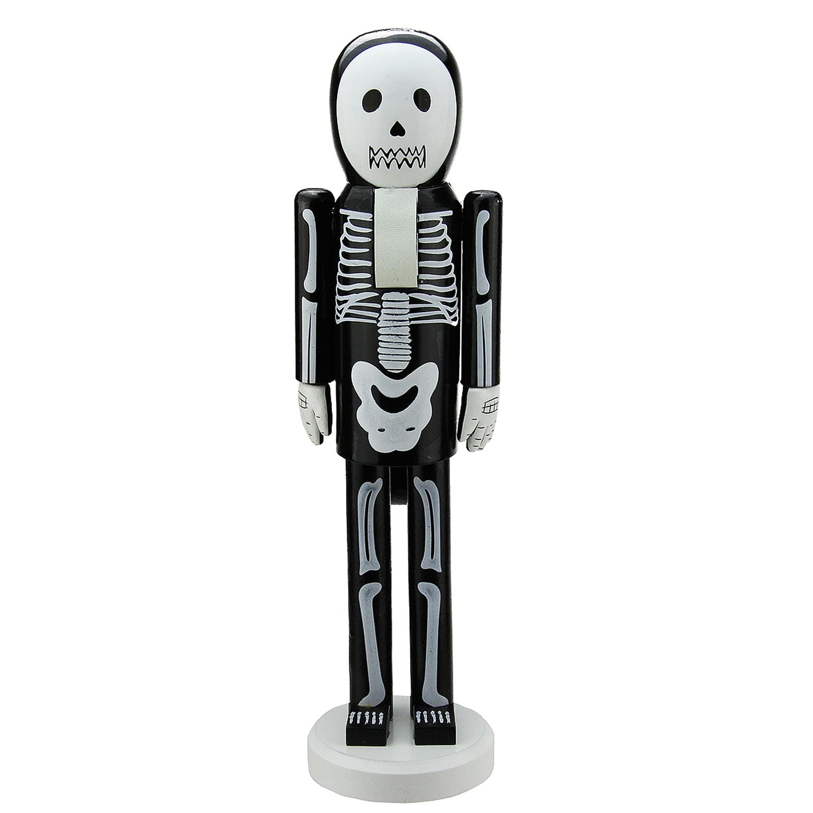 Wooden Skeleton Halloween Nutcracker