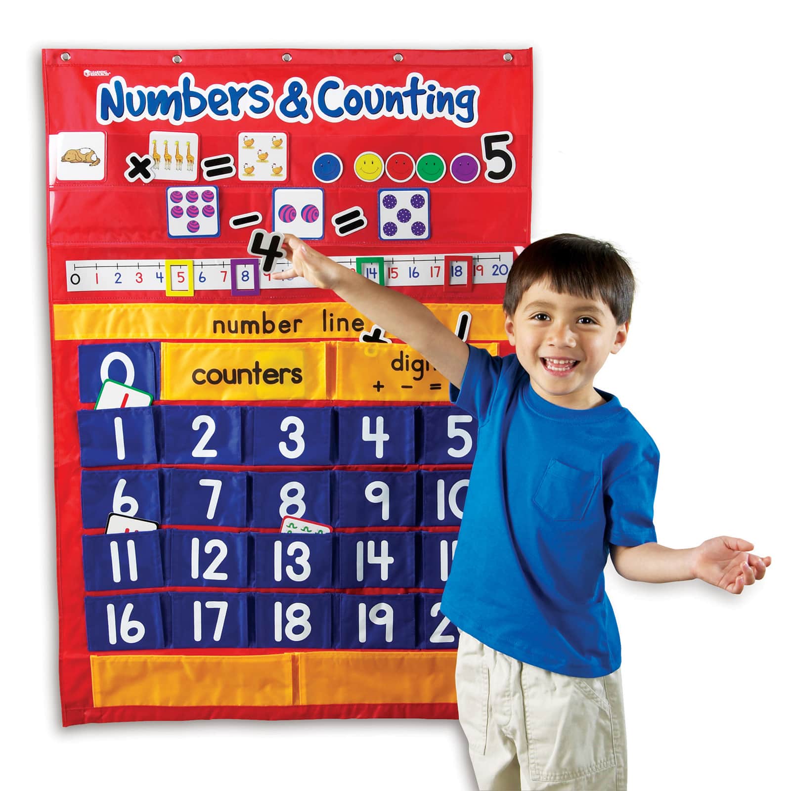 Learning Resources® Numbers & Counting Pocket Chart