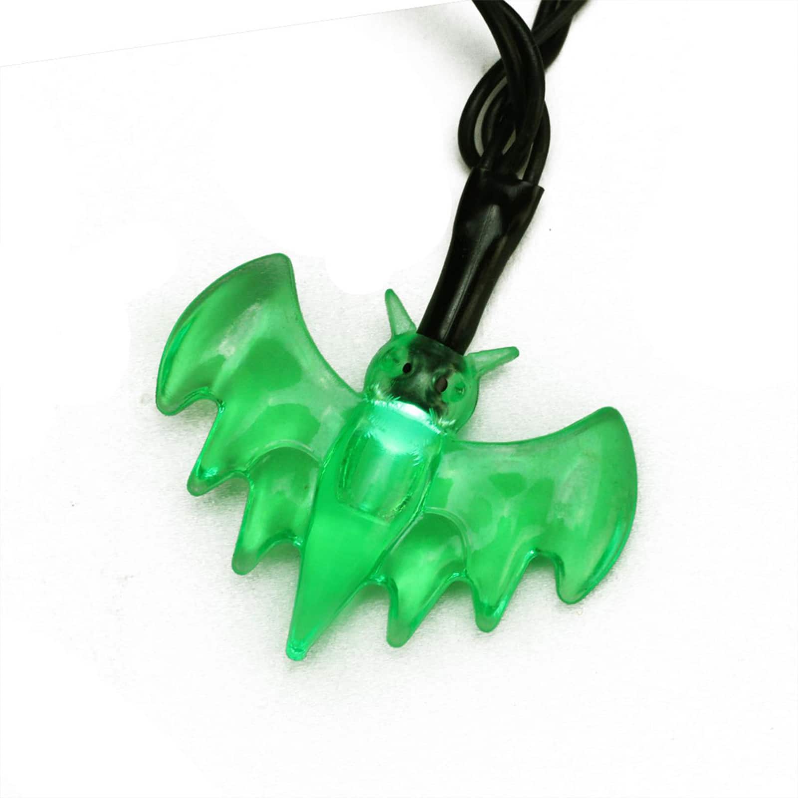 10ct. Multi-color LED Bat Halloween Novelty String Lights