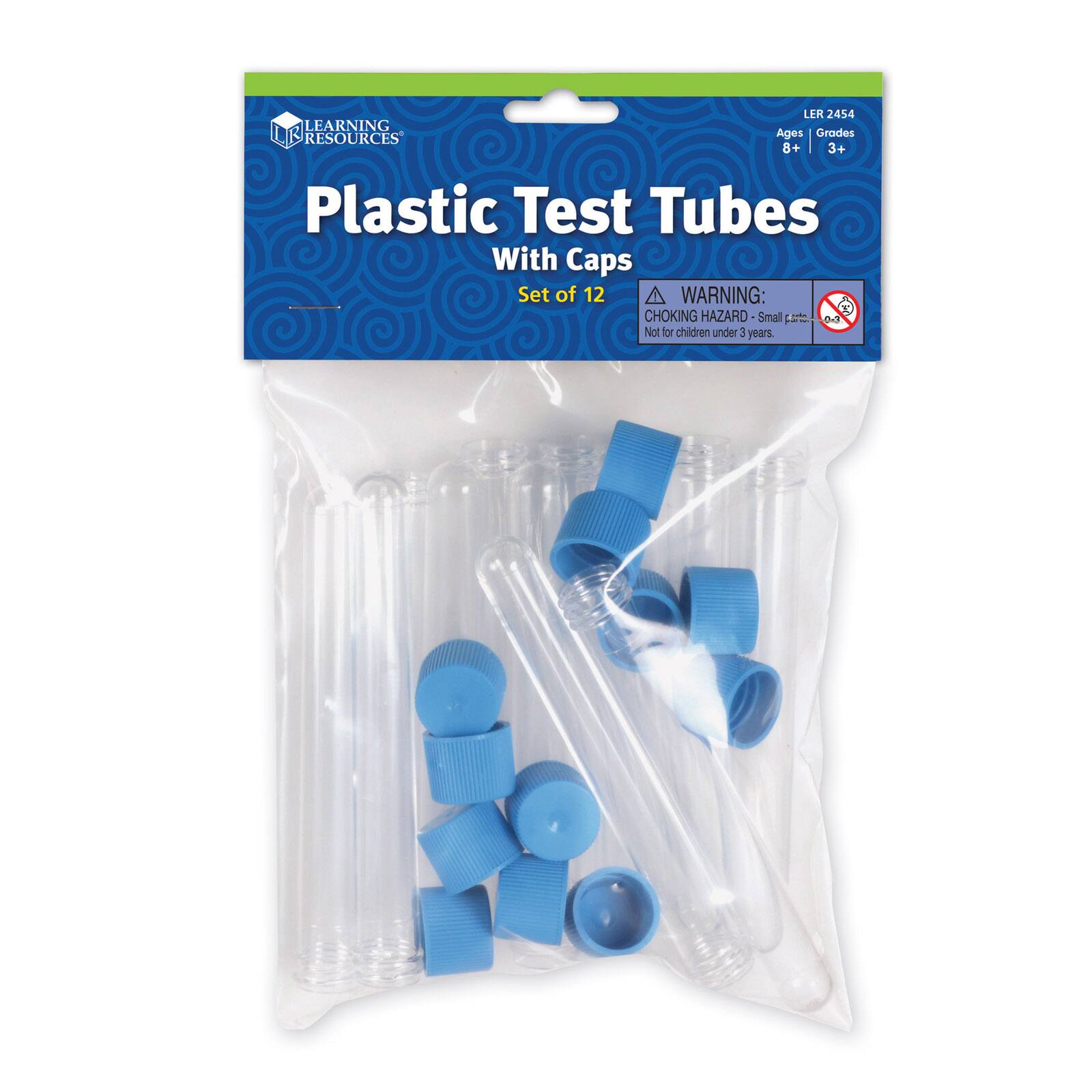 Learning Resources® 12 Pack Capped Plastic Test Tubes, 3 Sets