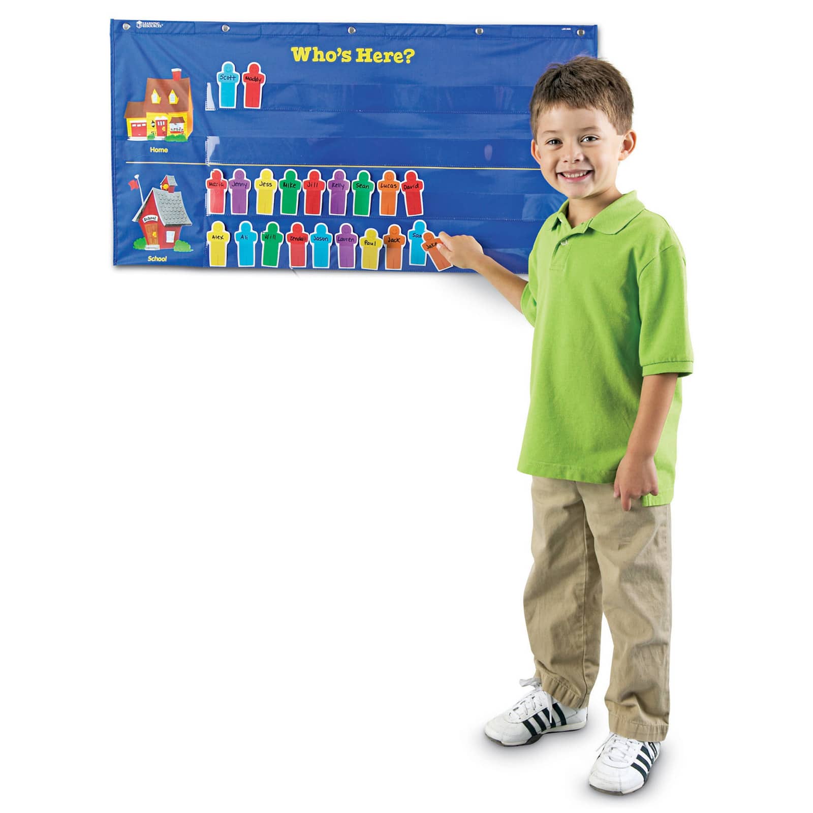 Learning Resources&#xAE; Attendance Pocket Chart