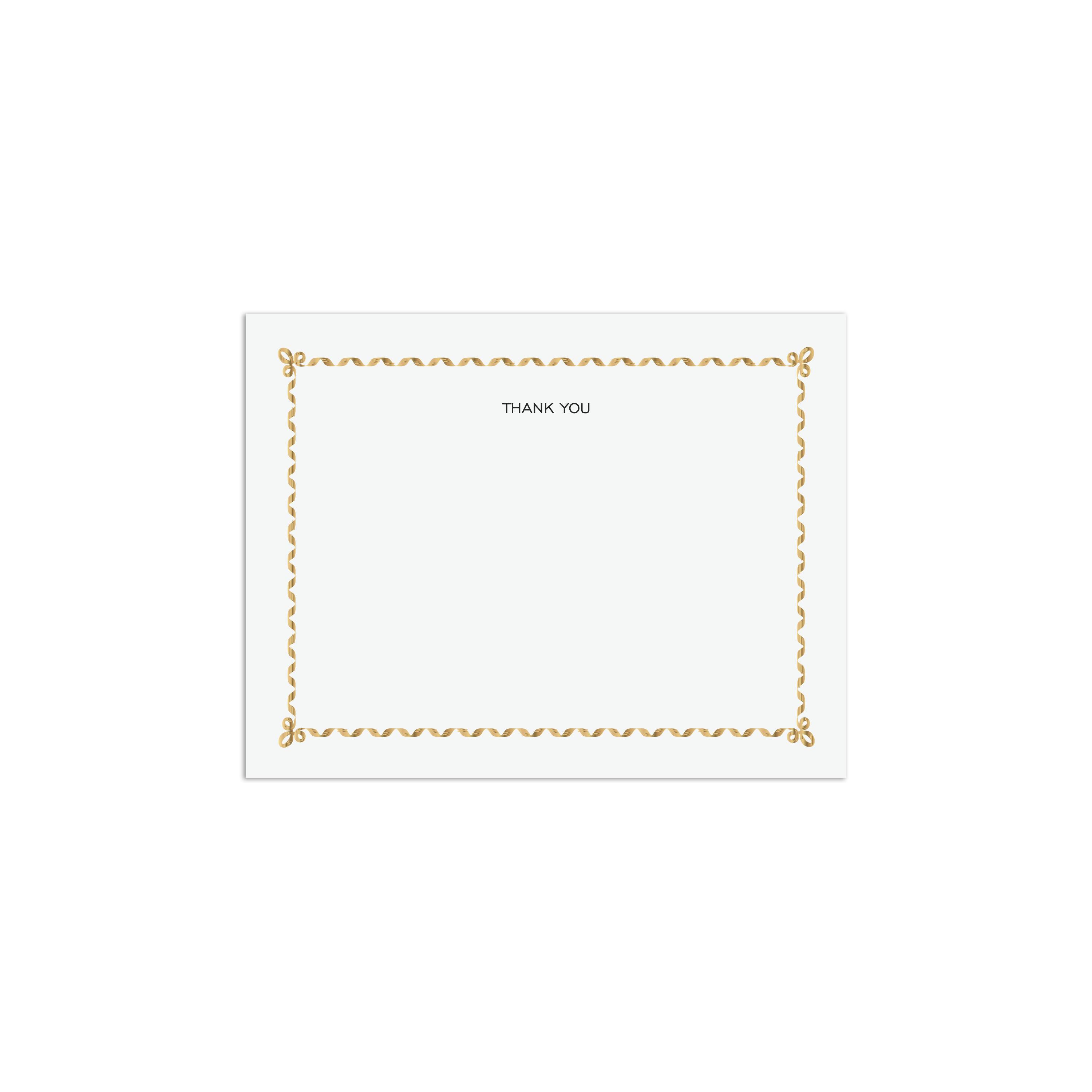 Gartner Studios Martha Stewart Personalized Ribbon Frame Flat Wedding Thank You Card Michaels Shefinds