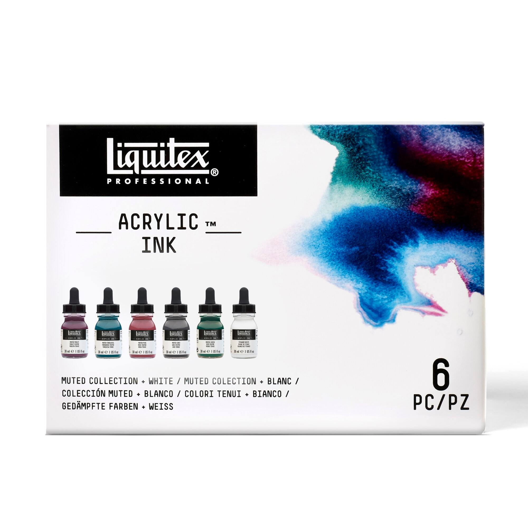 Liquitex® Professional Acrylic Ink™ Muted Collection + White