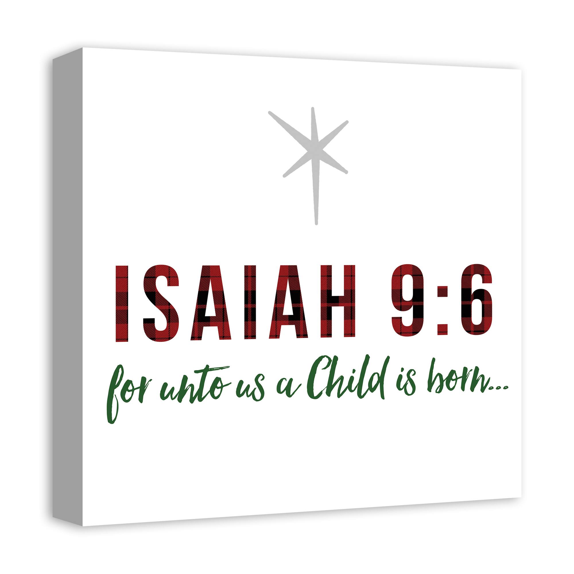 Isaiah 9:6 Canvas Wall Art