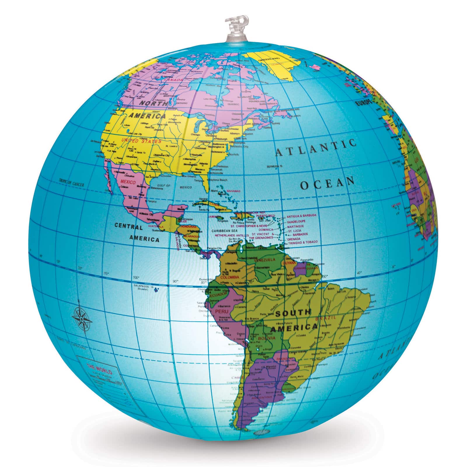 Learning Resources&#xAE; 11&#x22; Inflatable Light-Up Globe