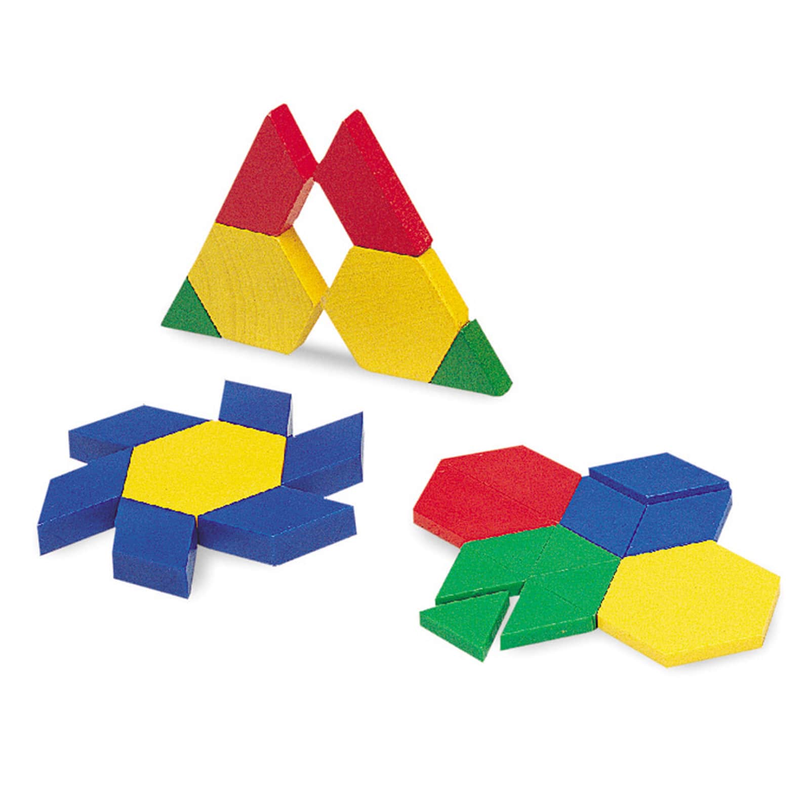 Learning Resources® Mini-Set Pattern Blocks, 3 Sets
