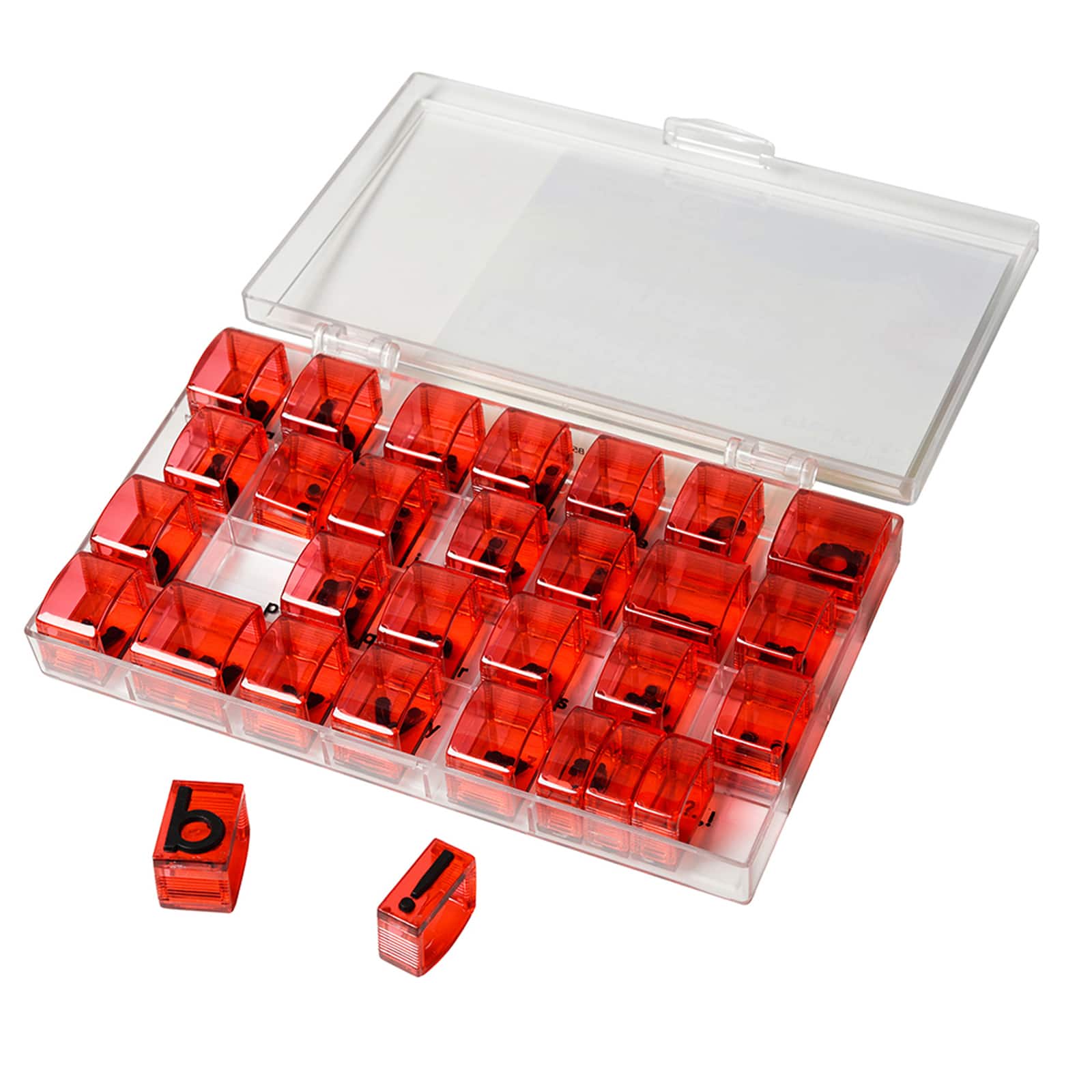See And Stamp™ Lowercase Alphabet Transparent Stamps