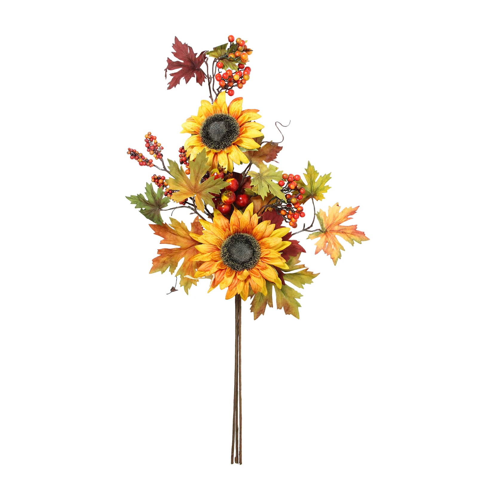 30&#x201D; Berry &#x26; Sunflower Fall Bundle Spray