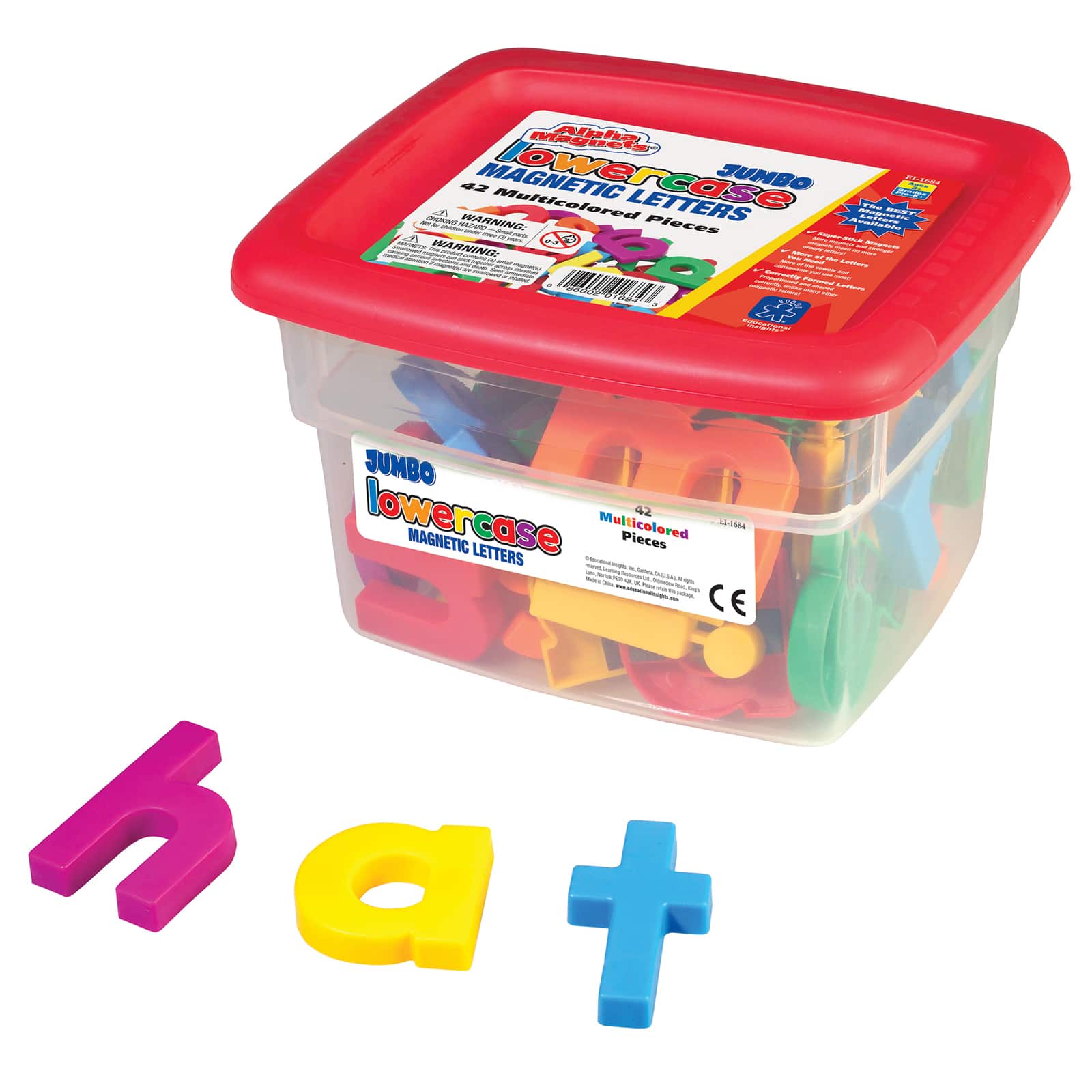 AlphaMagnets® Multicolored Jumbo Lowercase Magnetic Letters | Michaels