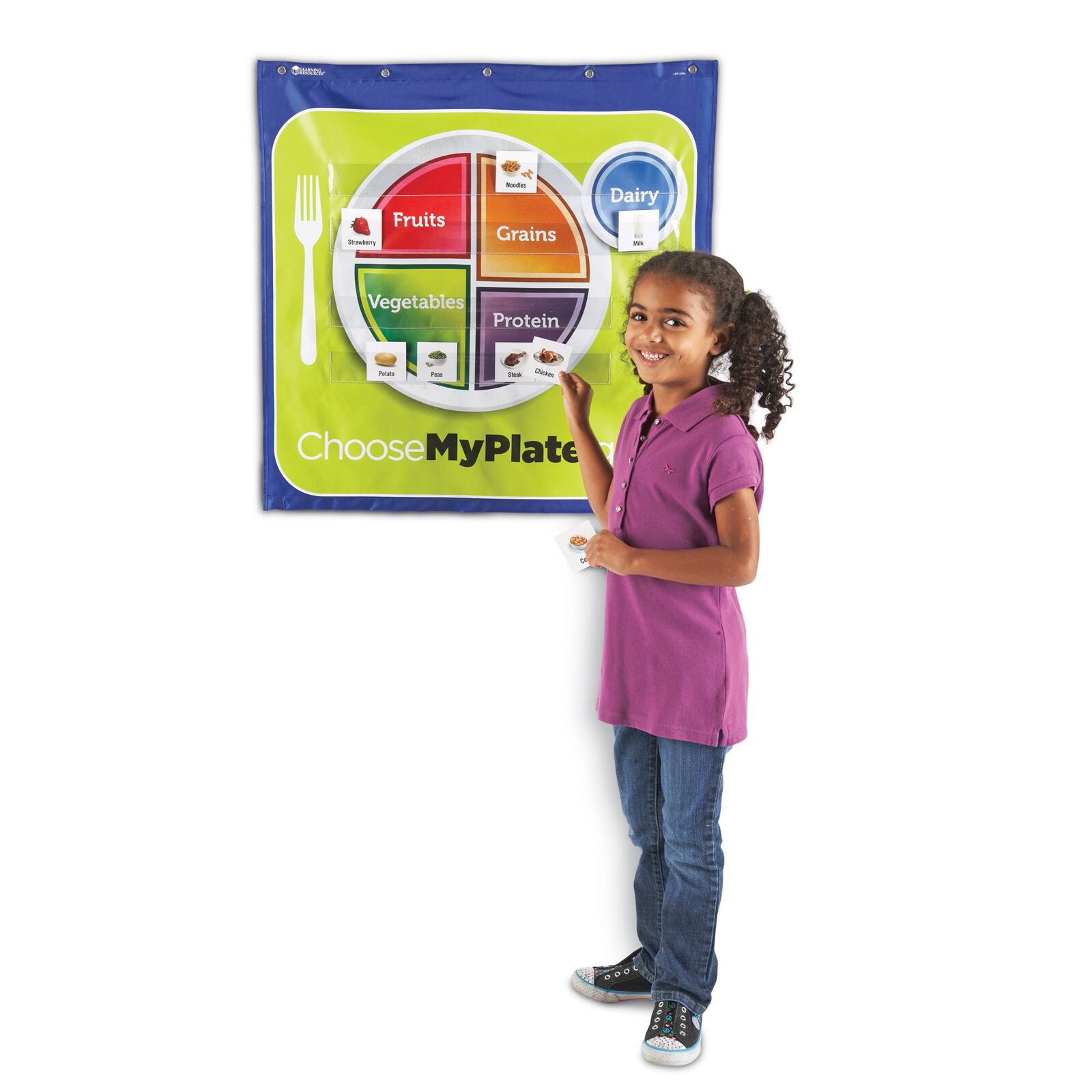 Healthy Helpings&#x2122; MyPlate Pocket Chart