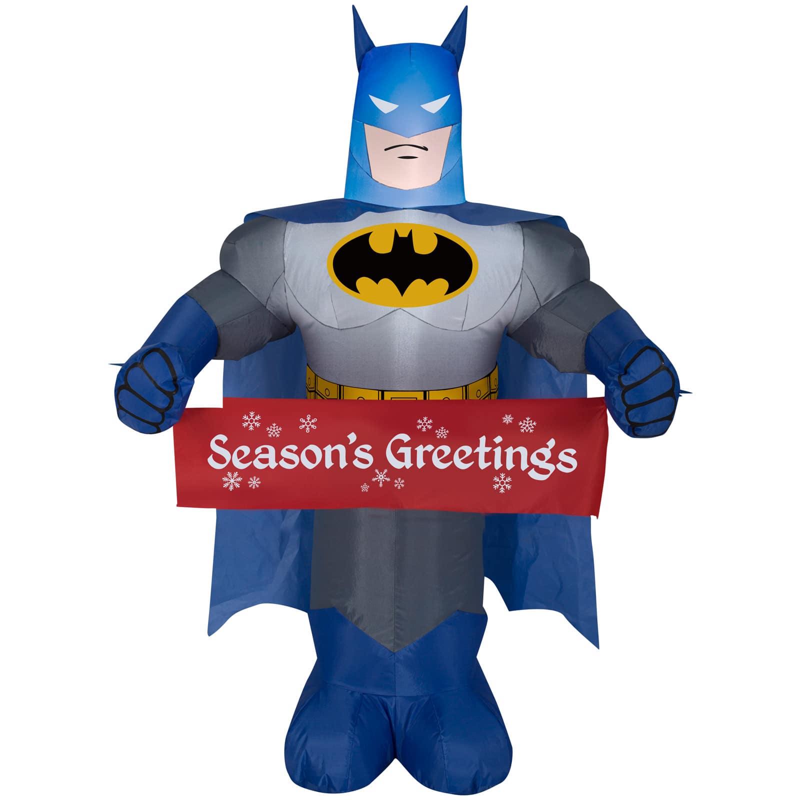 3.5ft. Airblown® Inflatable Christmas Batman™ with Season's Greetings Banner