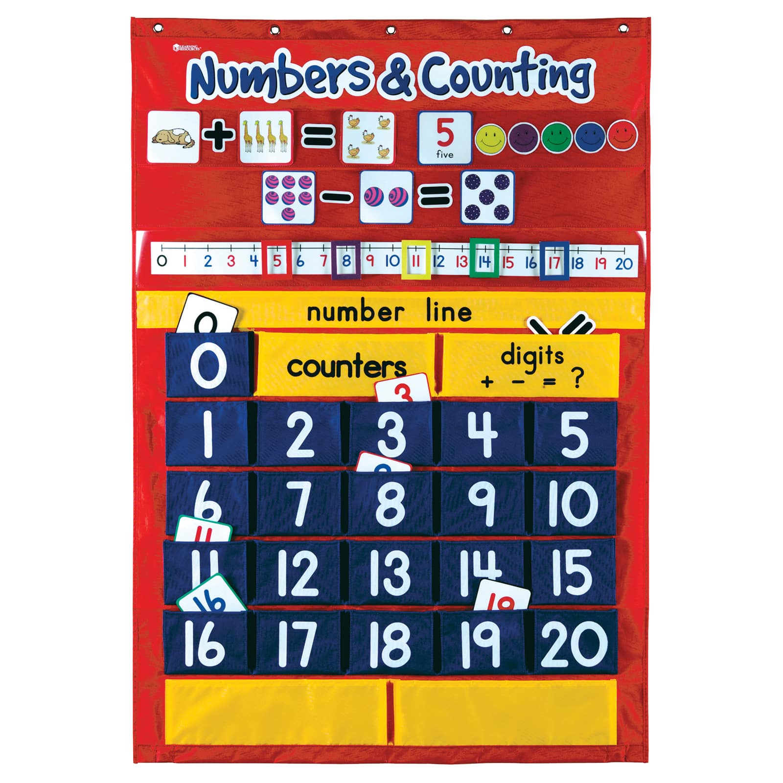 Learning Resources® Numbers & Counting Pocket Chart
