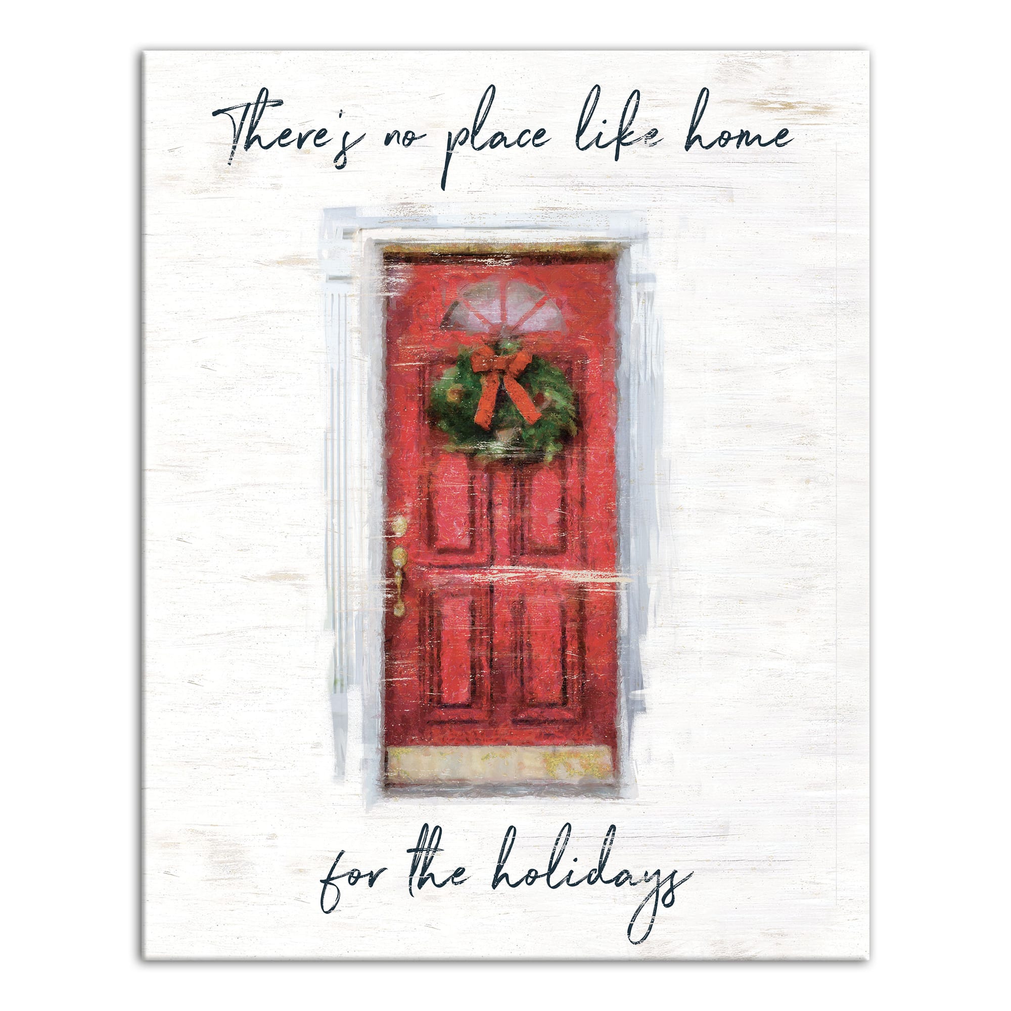 There's No Place Like Home for the Holidays Canvas Wall Art