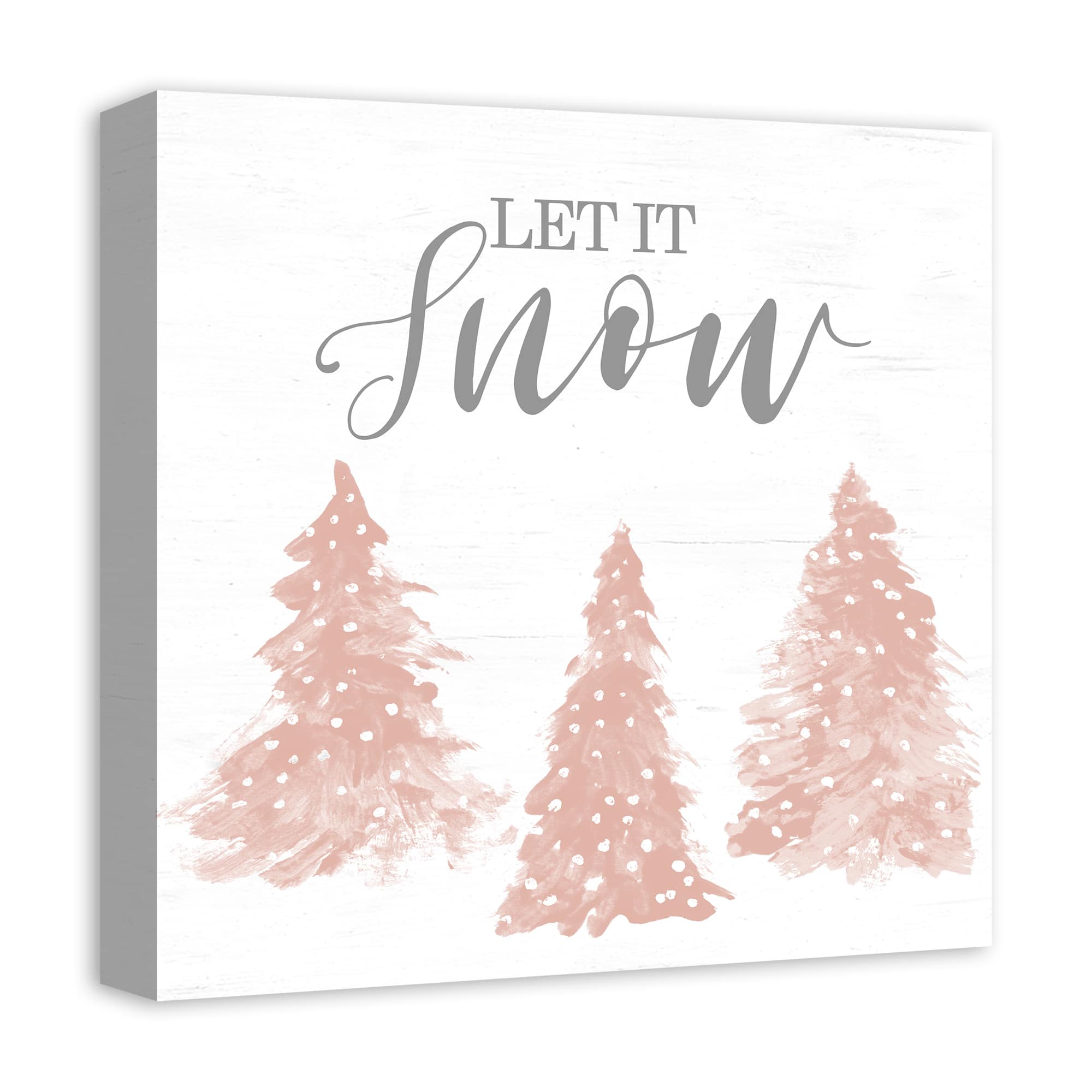 Let It Snow Canvas Wall Art