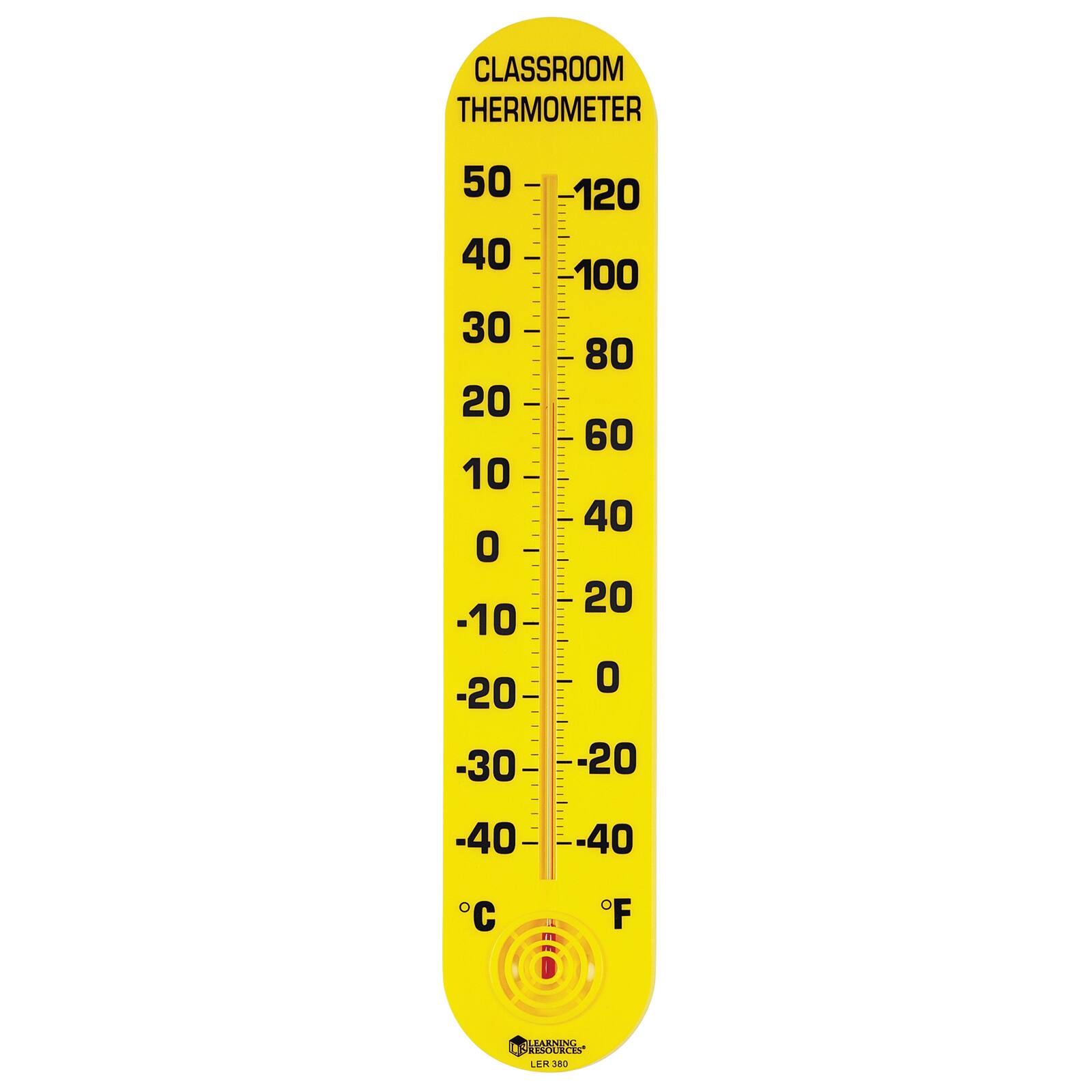 Learning Resources® 15" Classroom Thermometer, Pack of 3