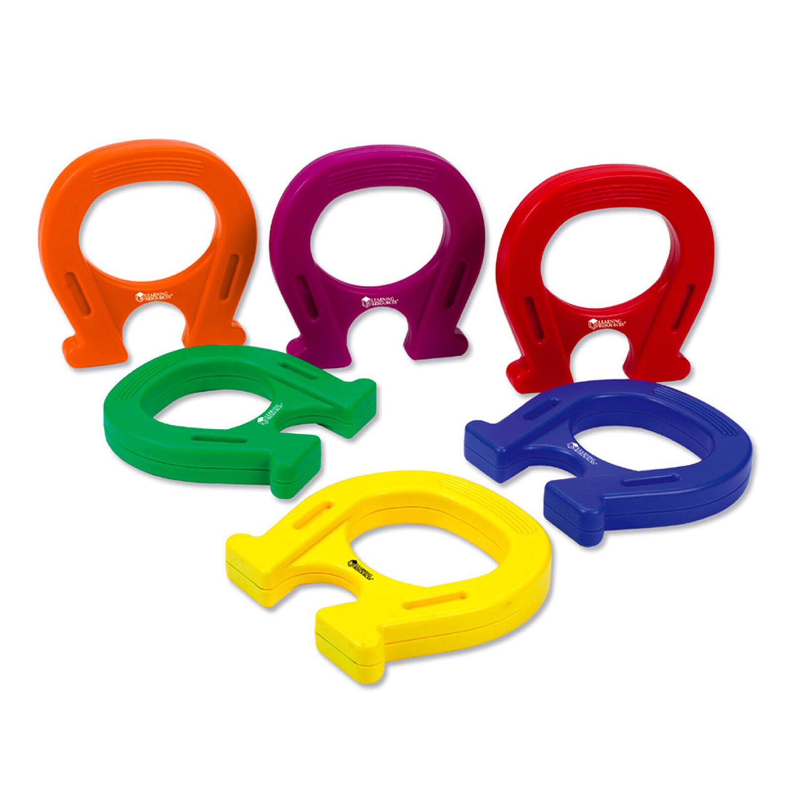 Learning Resources® Primary Science Horseshoe-Shaped Magnets, Set of 6