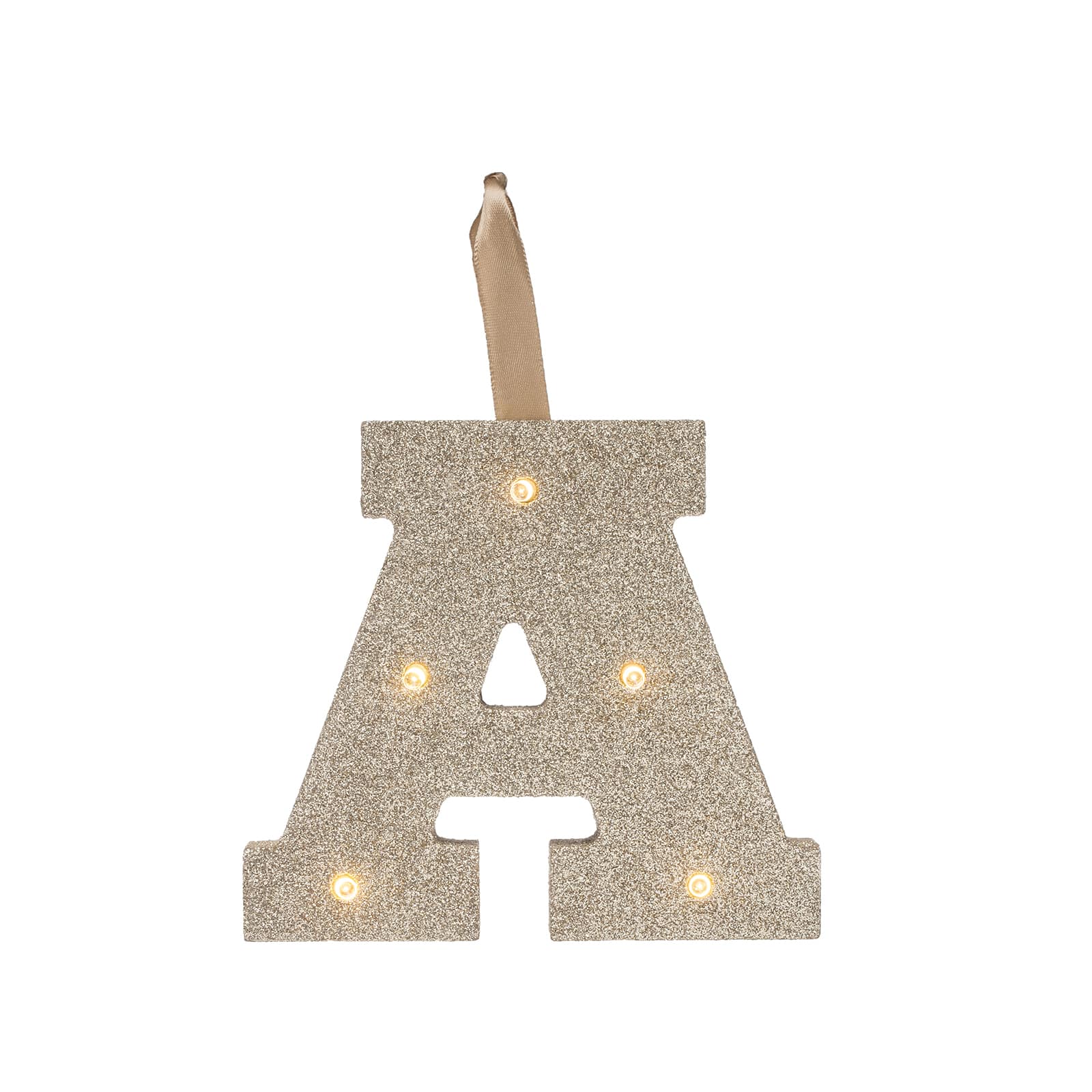 Glitter Marquee Letter By Studio Décor™ Christmas Tabletop Decor