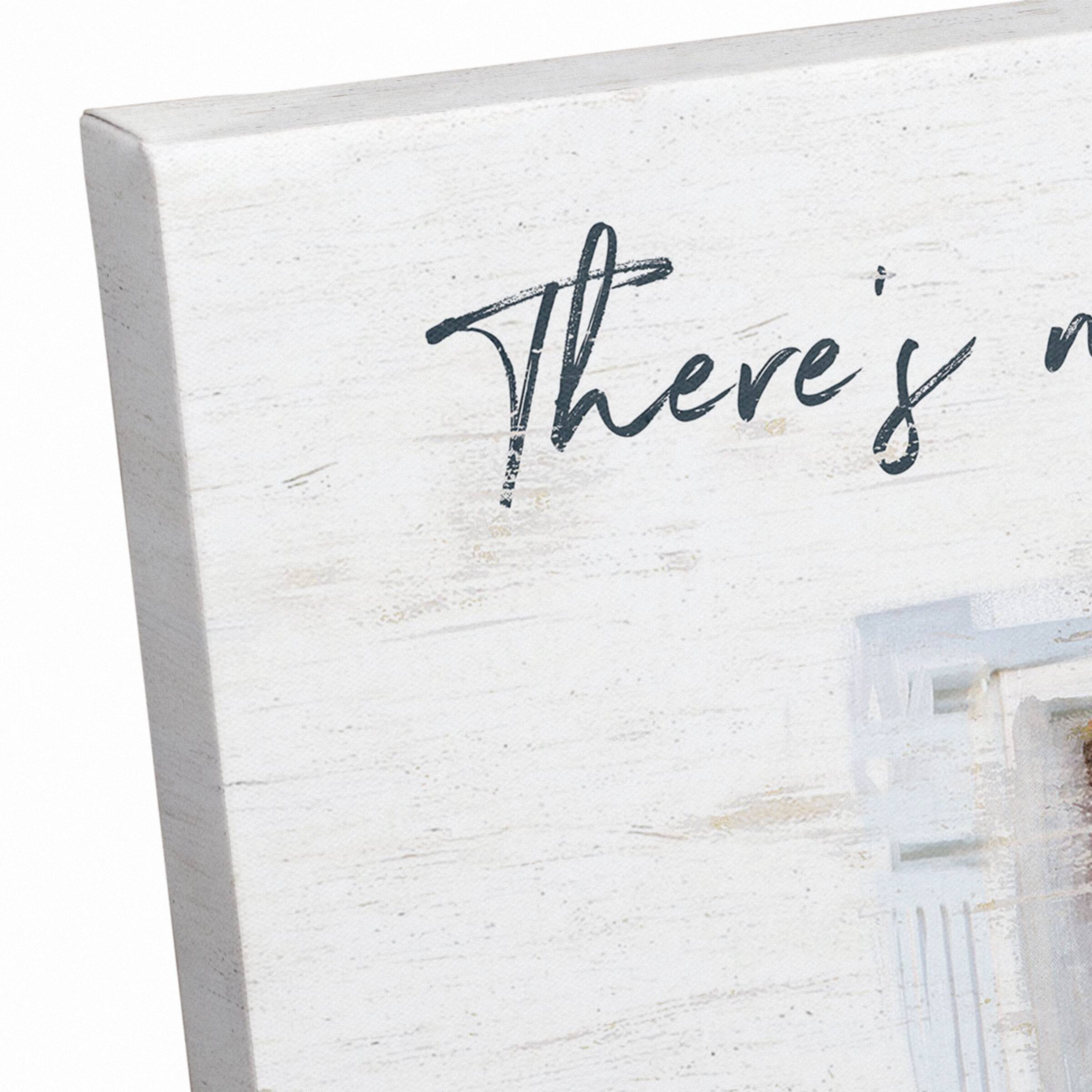 There's No Place Like Home for the Holidays Canvas Wall Art