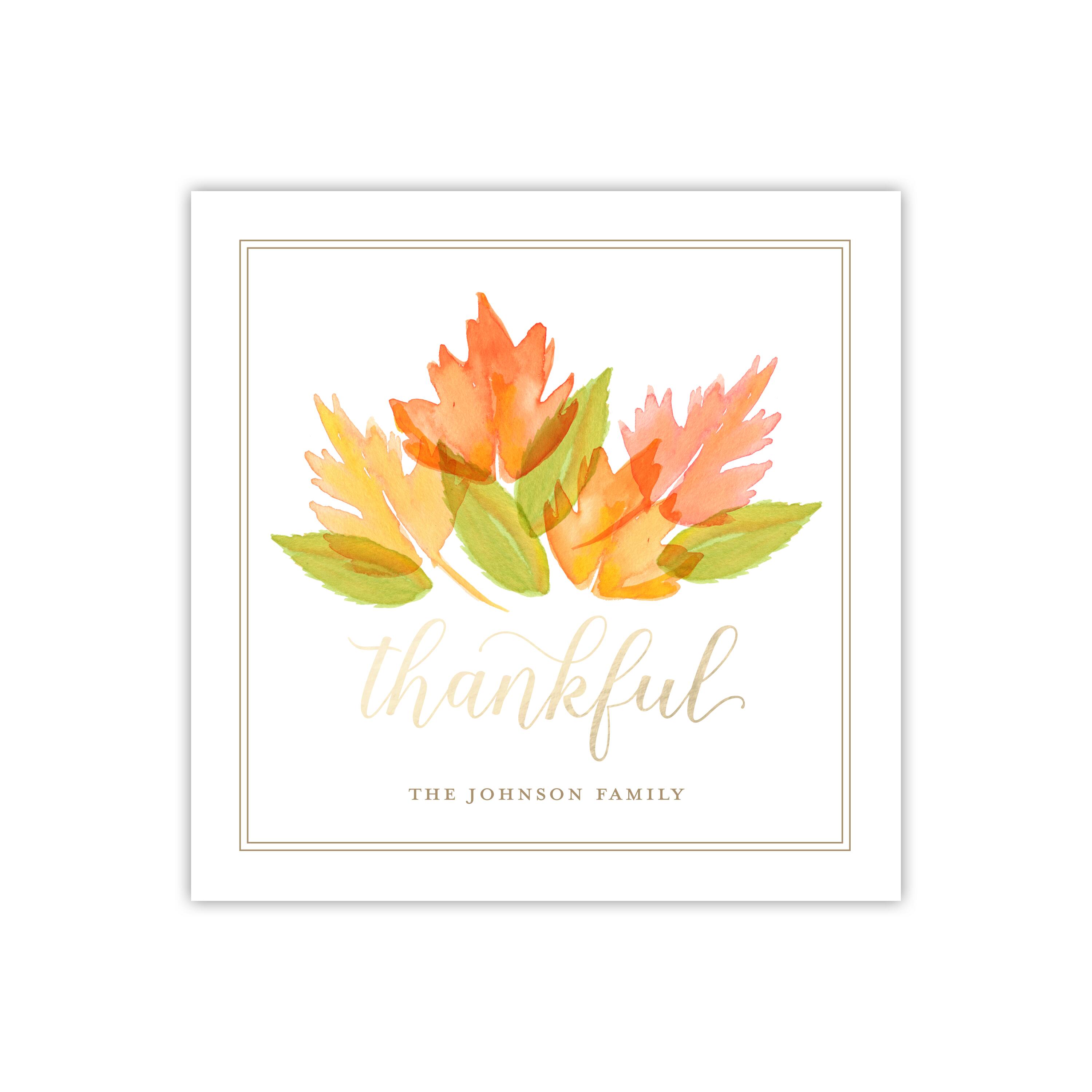 Personalized Thanksgiving Napkins